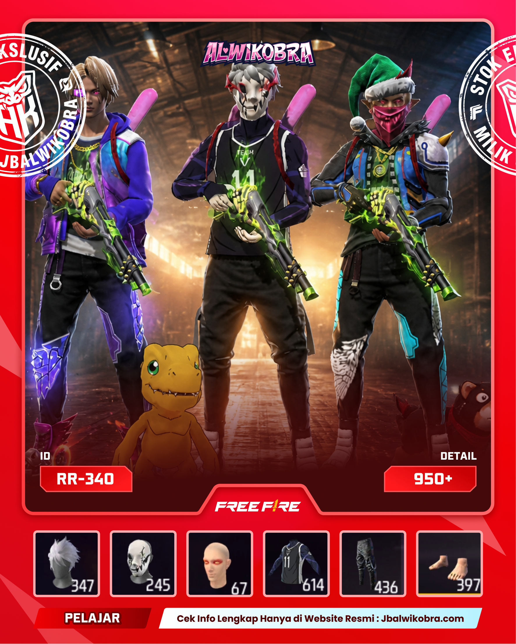FREE FIRE RR340 — Free Fire — Pelajar