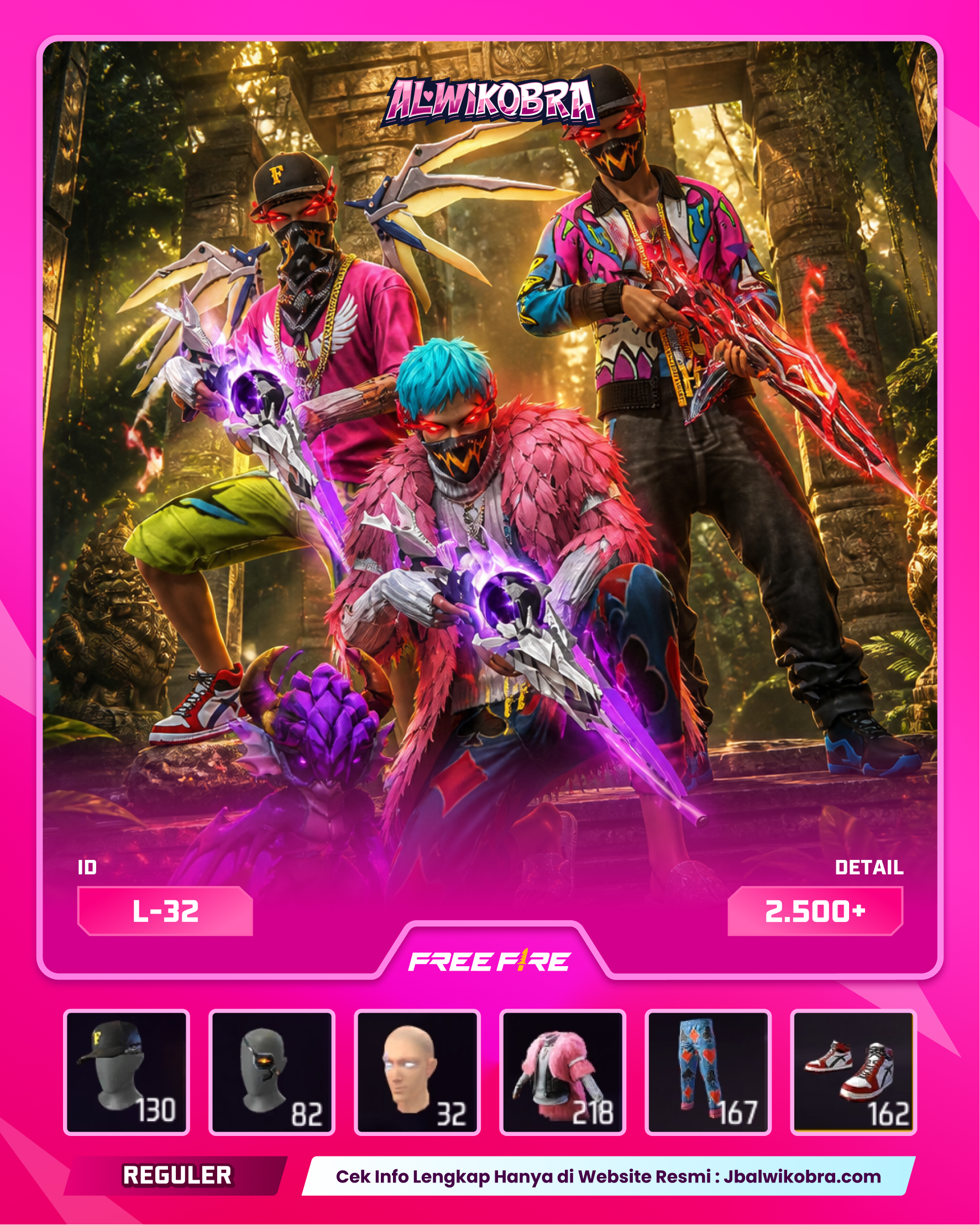 FREE FIRE L32 — Free Fire — Reguler
