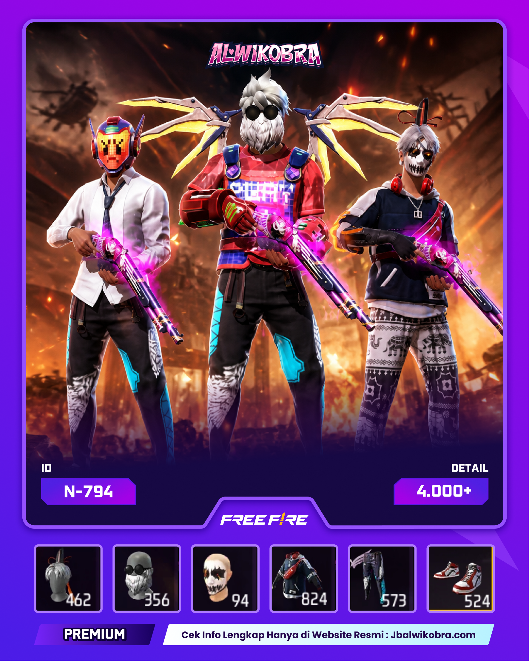 FREE FIRE N794 — Free Fire — Reguler