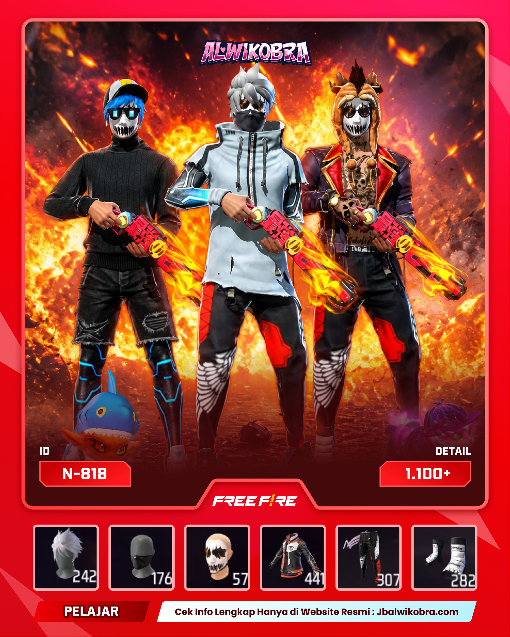 FREE FIRE N818 — Free Fire — Pelajar