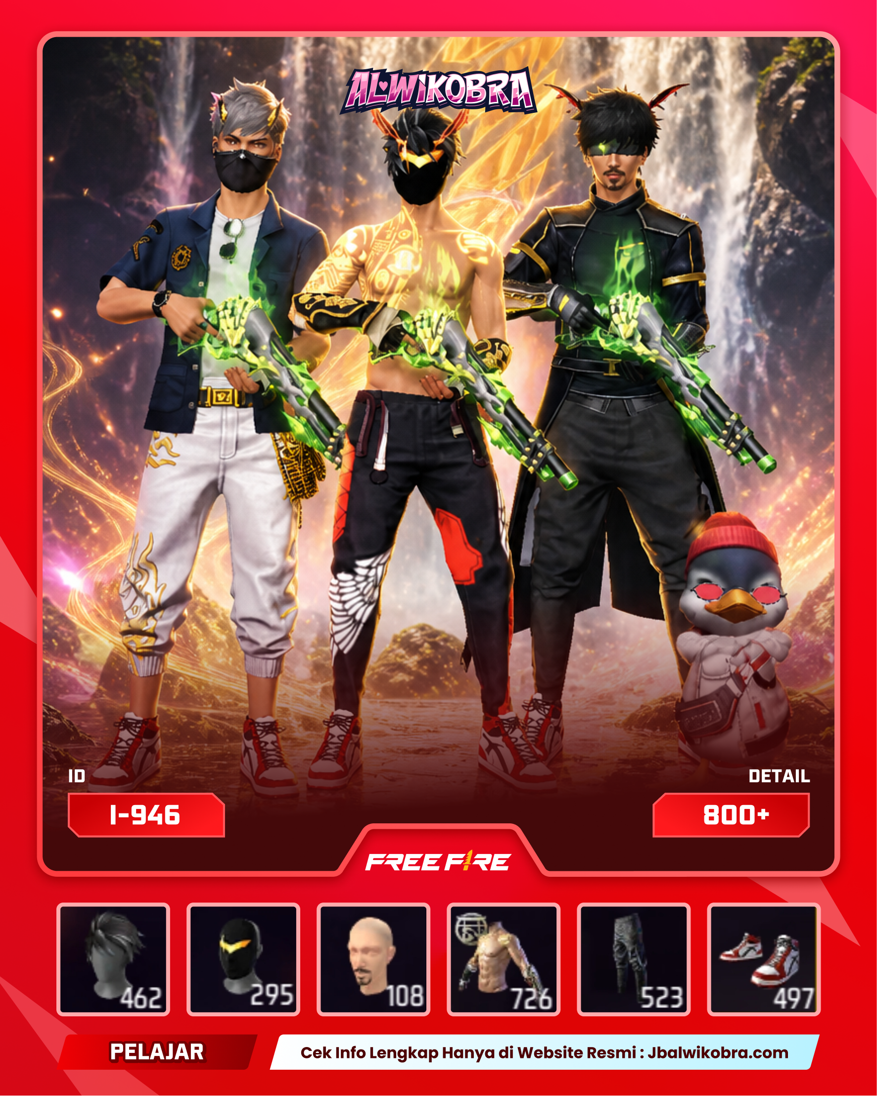 FREE FIRE 946 I — Free Fire — Pelajar