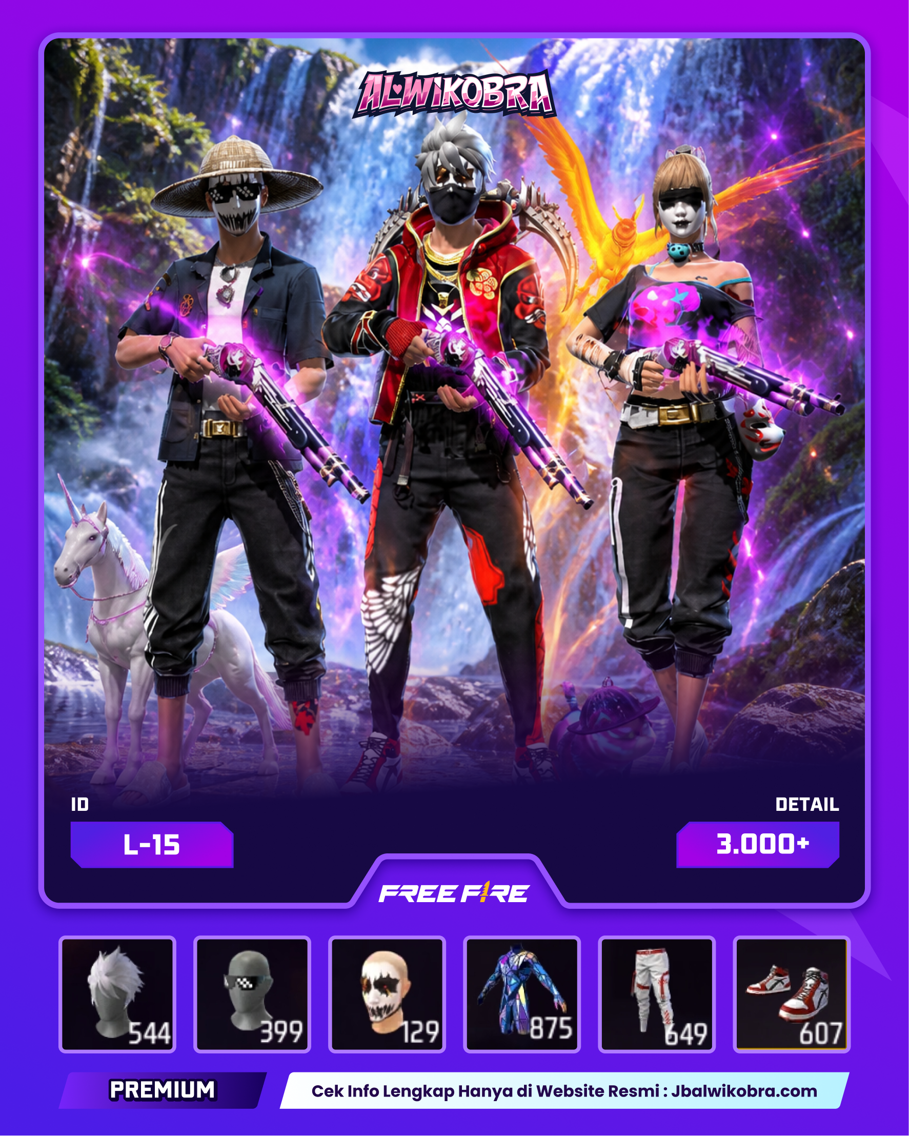 FREE FIRE L15 — Free Fire — Reguler