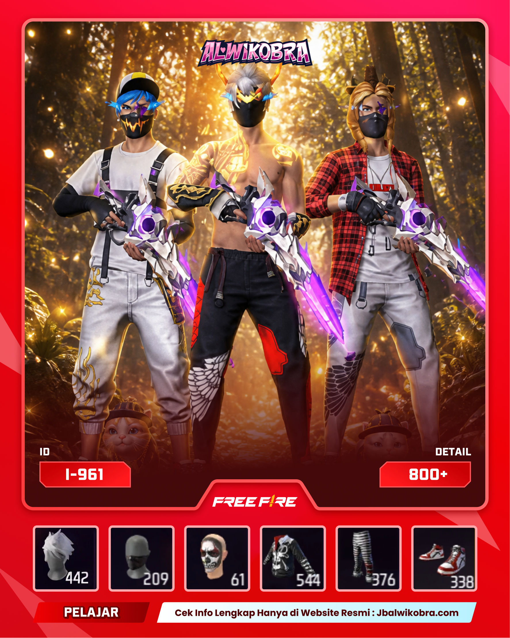 FREE FIRE 961 I — Free Fire — Pelajar