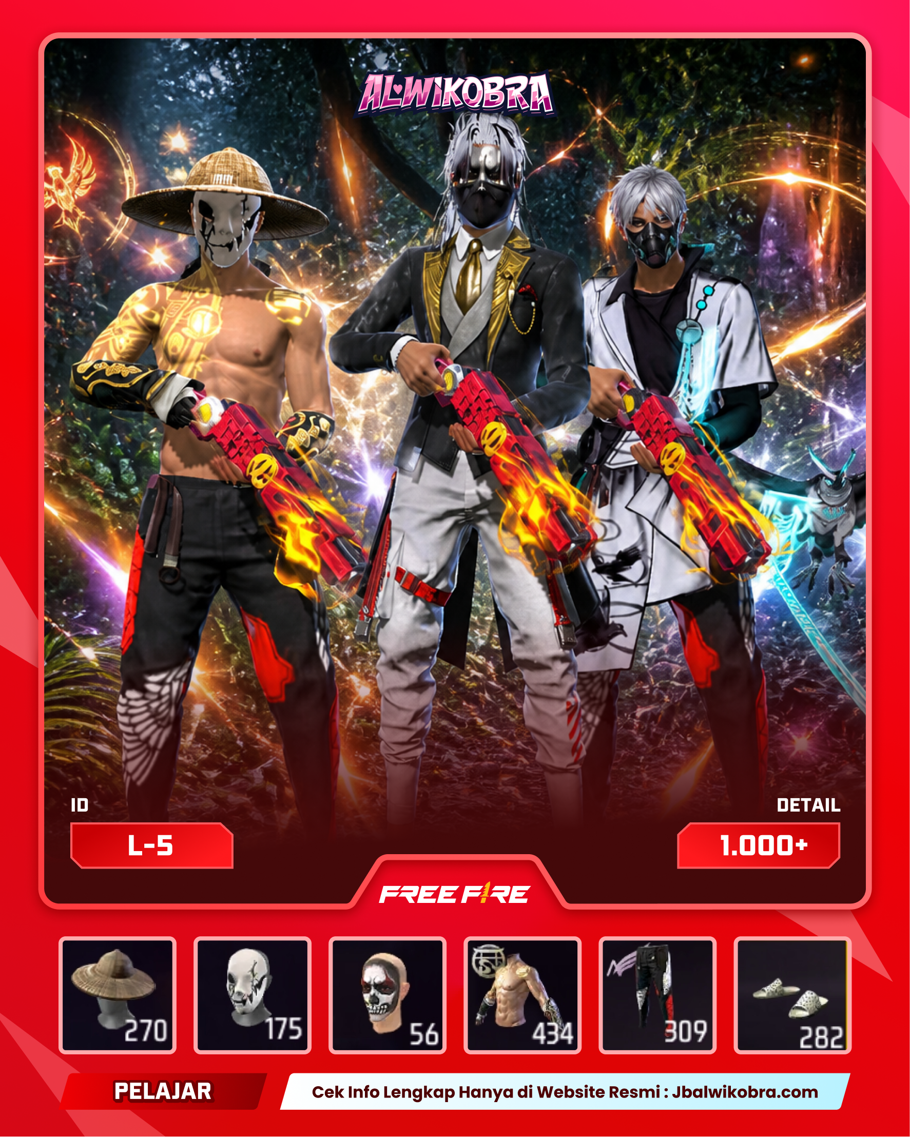 FREE FIRE L5 — Free Fire — Pelajar