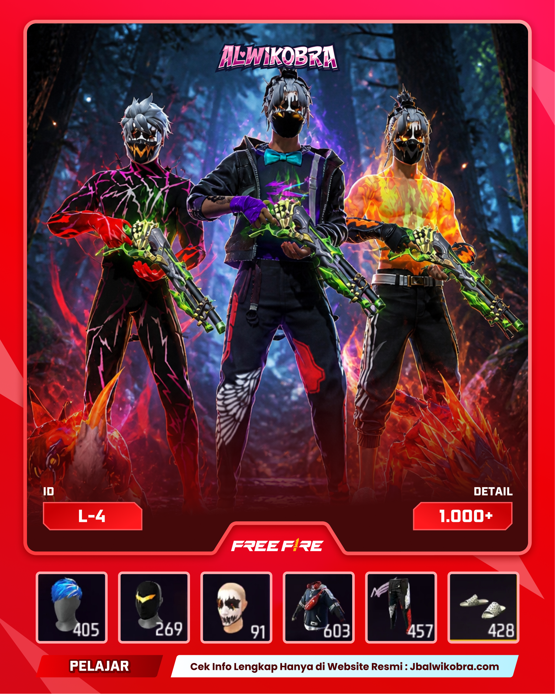 FREE FIRE L4 — Free Fire — Pelajar