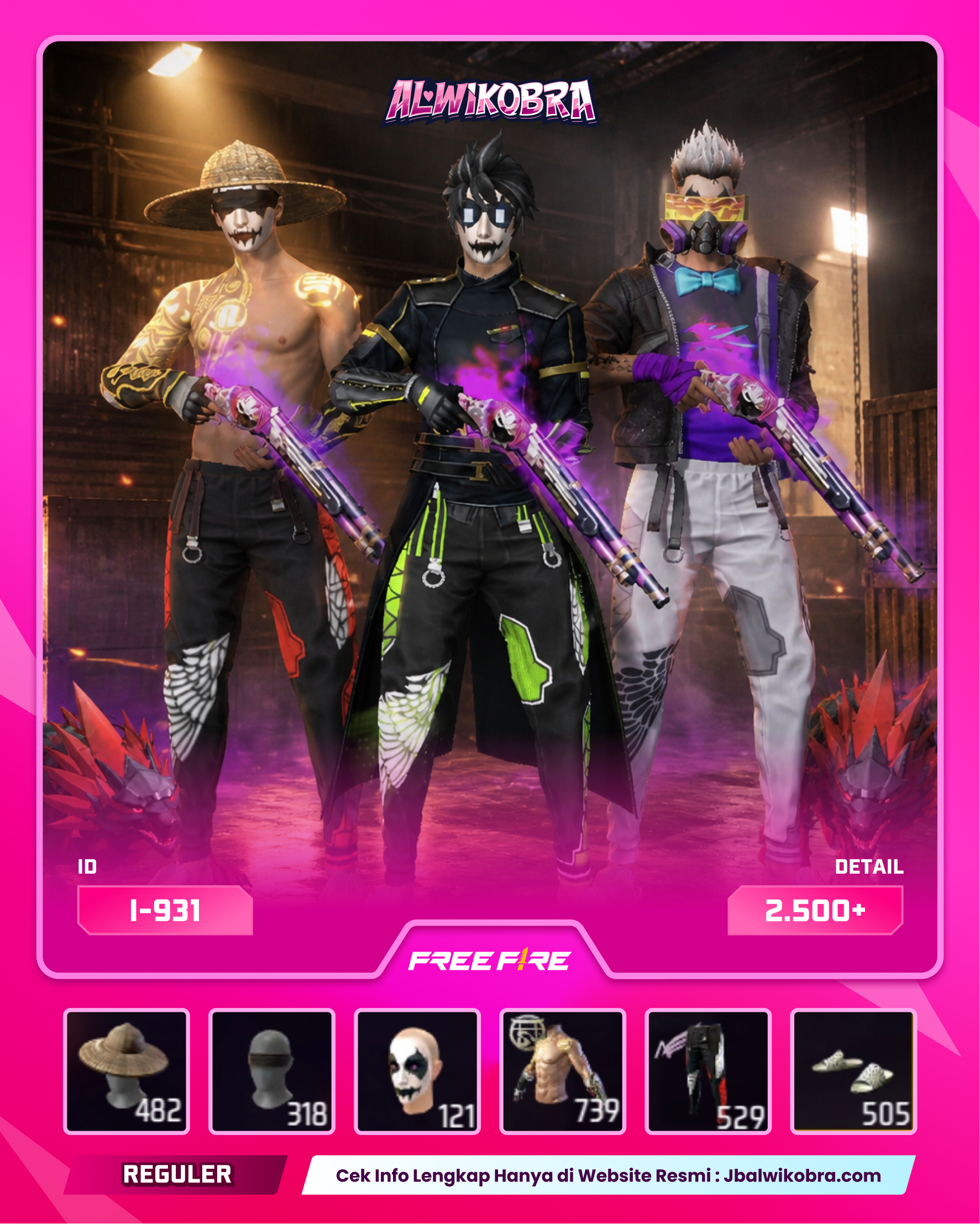 FREE FIRE 931 I — Free Fire — Reguler