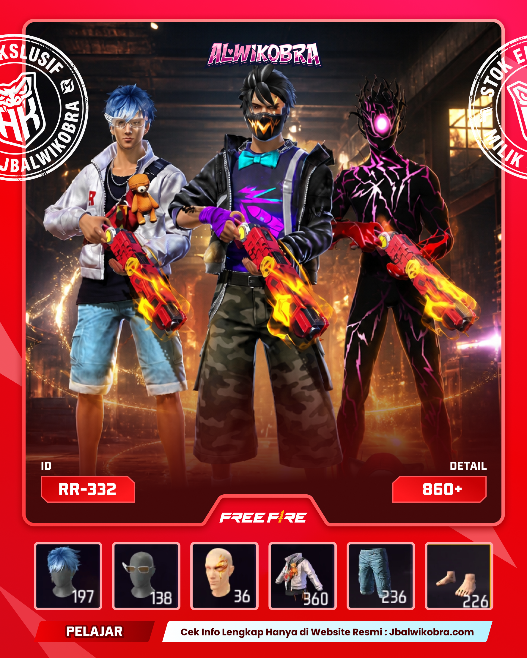 FREE FIRE RR332 — Free Fire — Pelajar