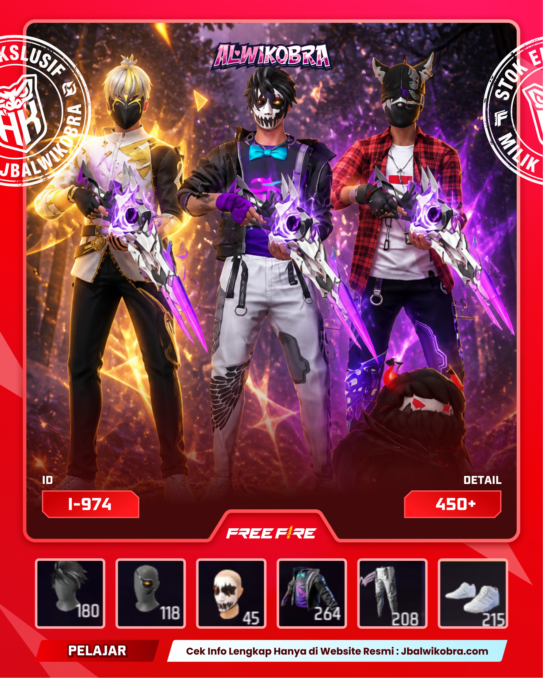 FREE FIRE 974 I — Free Fire — Reguler
