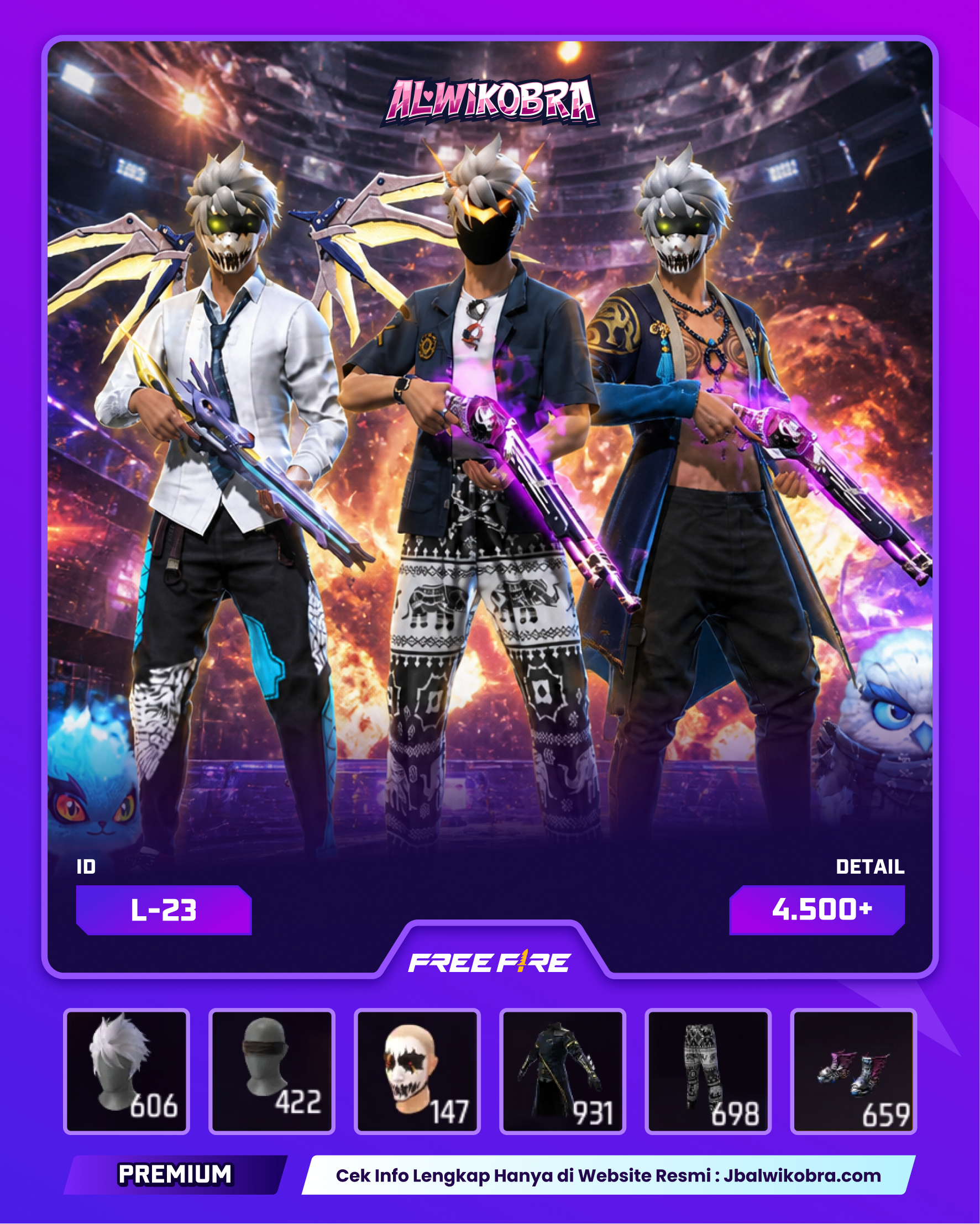 FREE FIRE L23 — Free Fire — Reguler