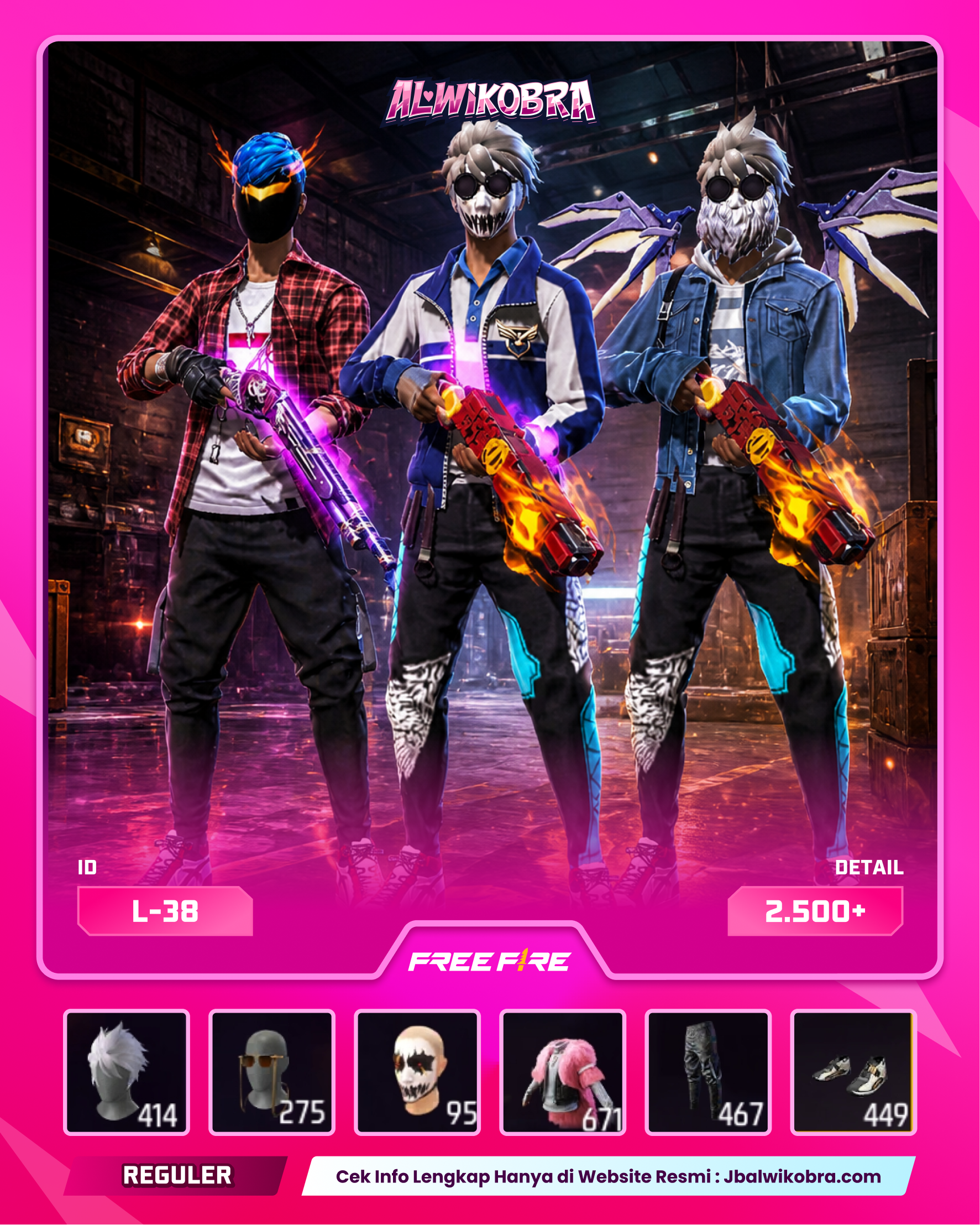 FREE FIRE L38 — Free Fire — Reguler