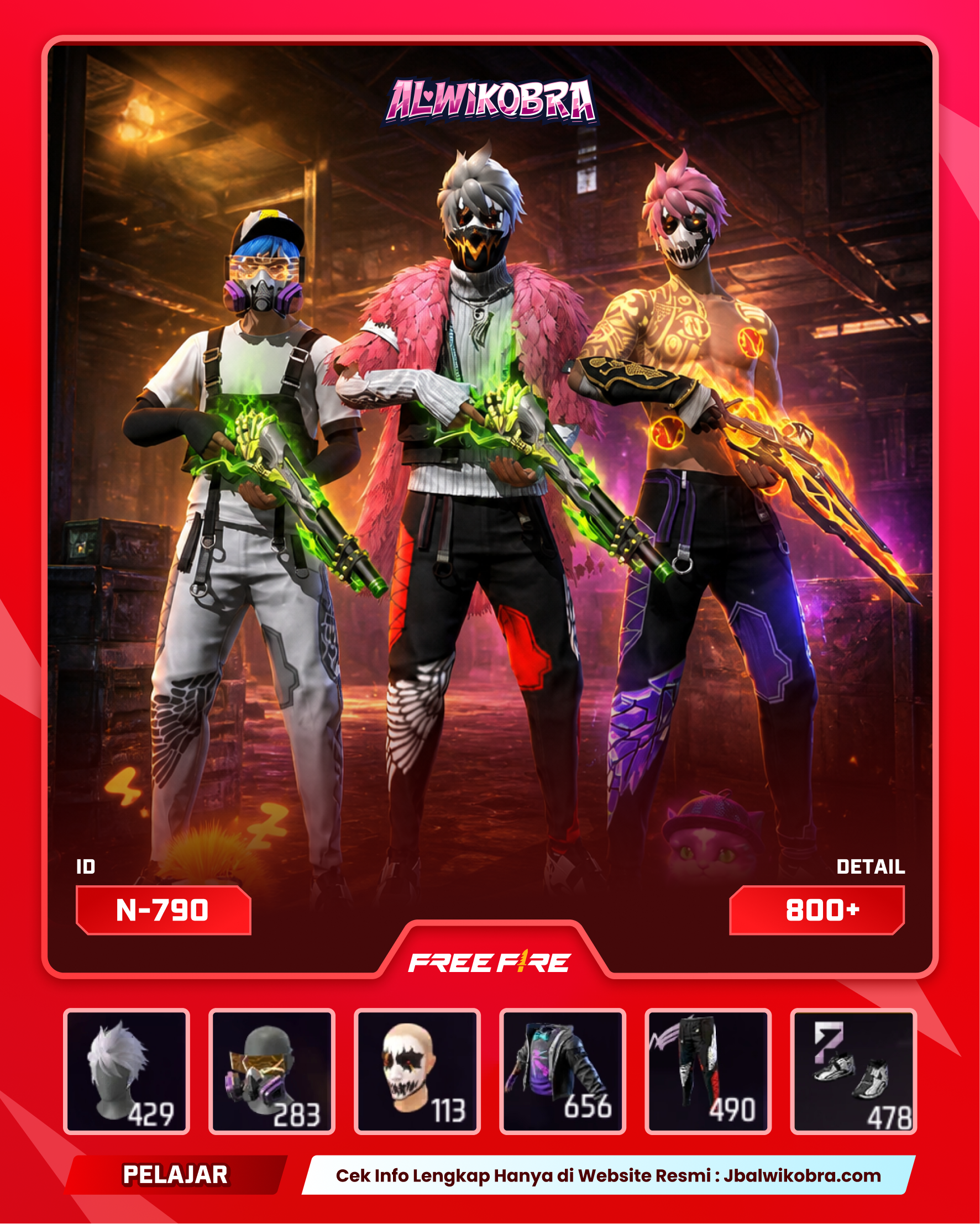 FREE FIRE N790 — Free Fire — Pelajar