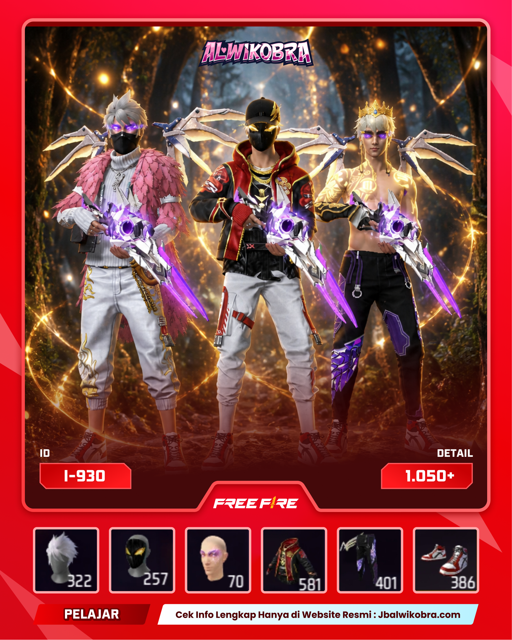 FREE FIRE 930 I — Free Fire — Pelajar