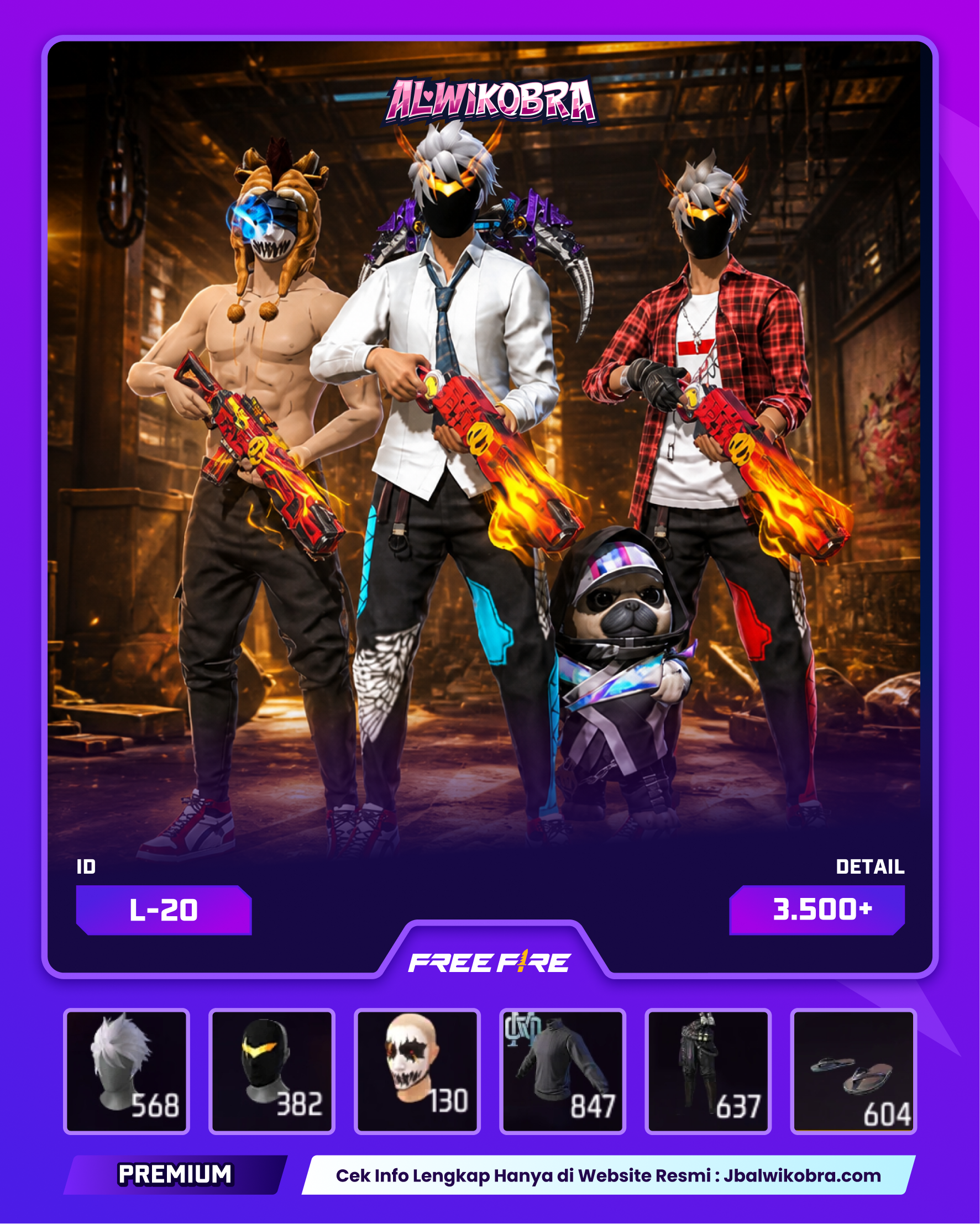FREE FIRE L20 — Free Fire — Reguler