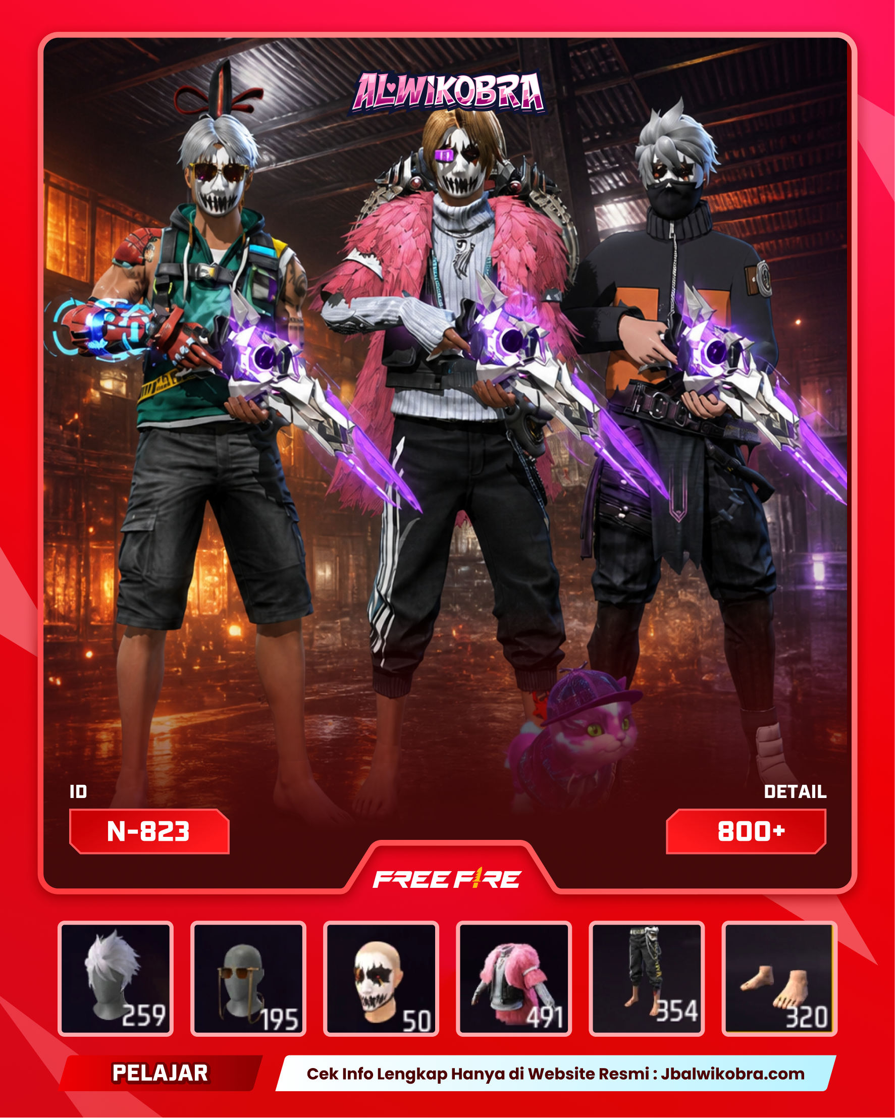 FREE FIRE N823 — Free Fire — Pelajar