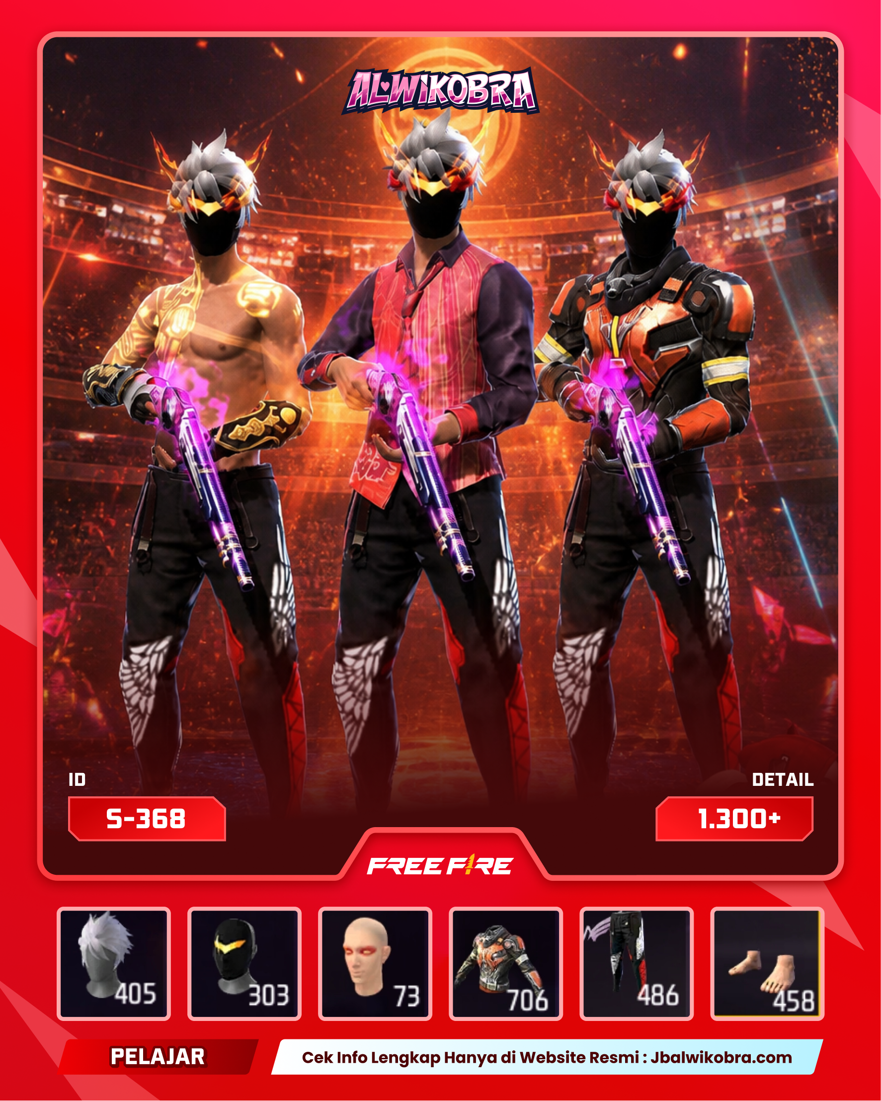 FREE FIRE S368 — Free Fire — Pelajar