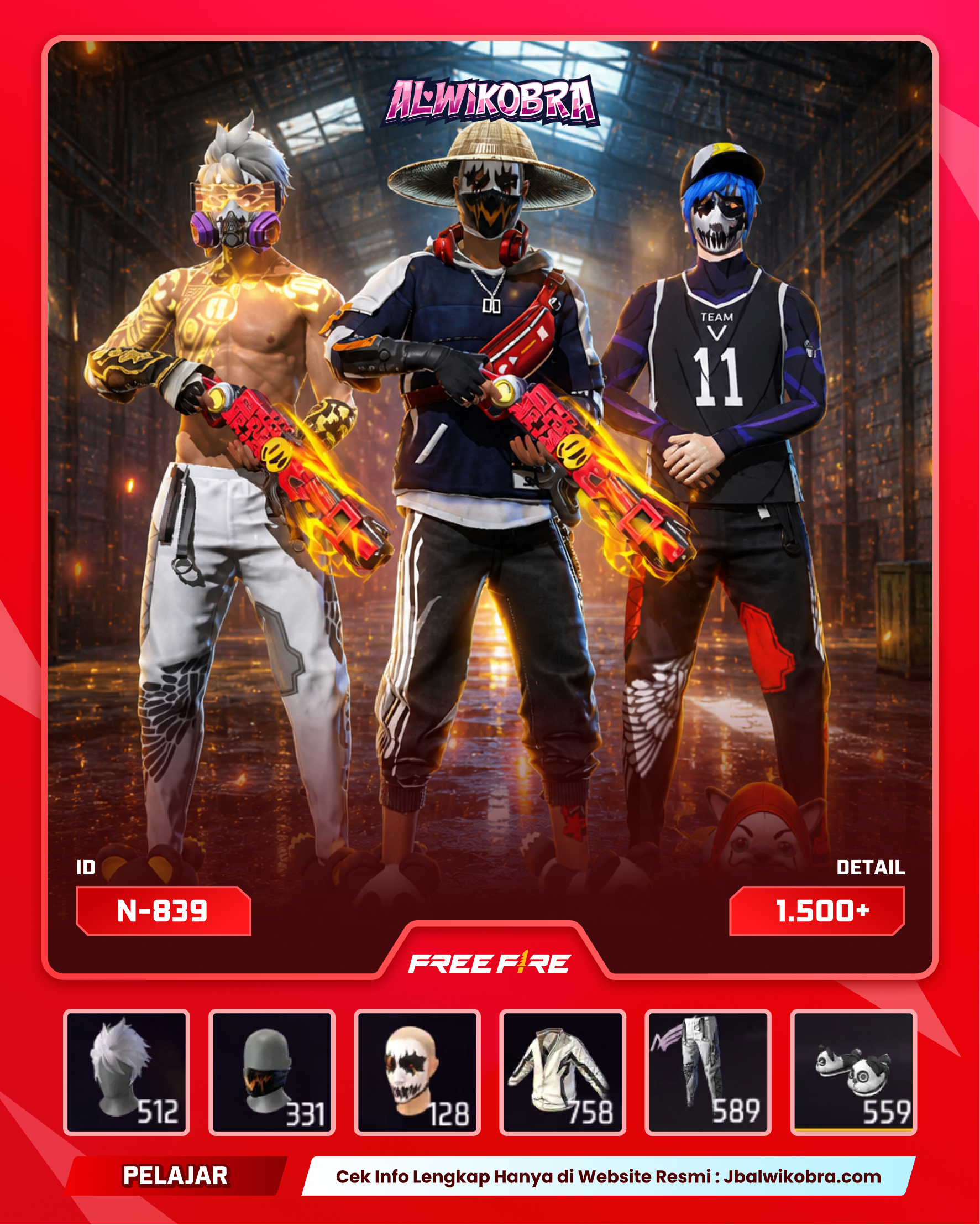 FREE FIRE N839 — Free Fire — Pelajar