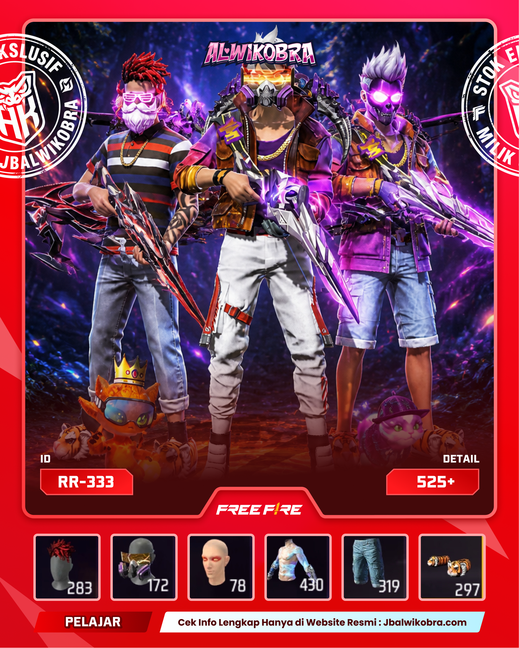 FREE FIRE RR333 — Free Fire — Pelajar