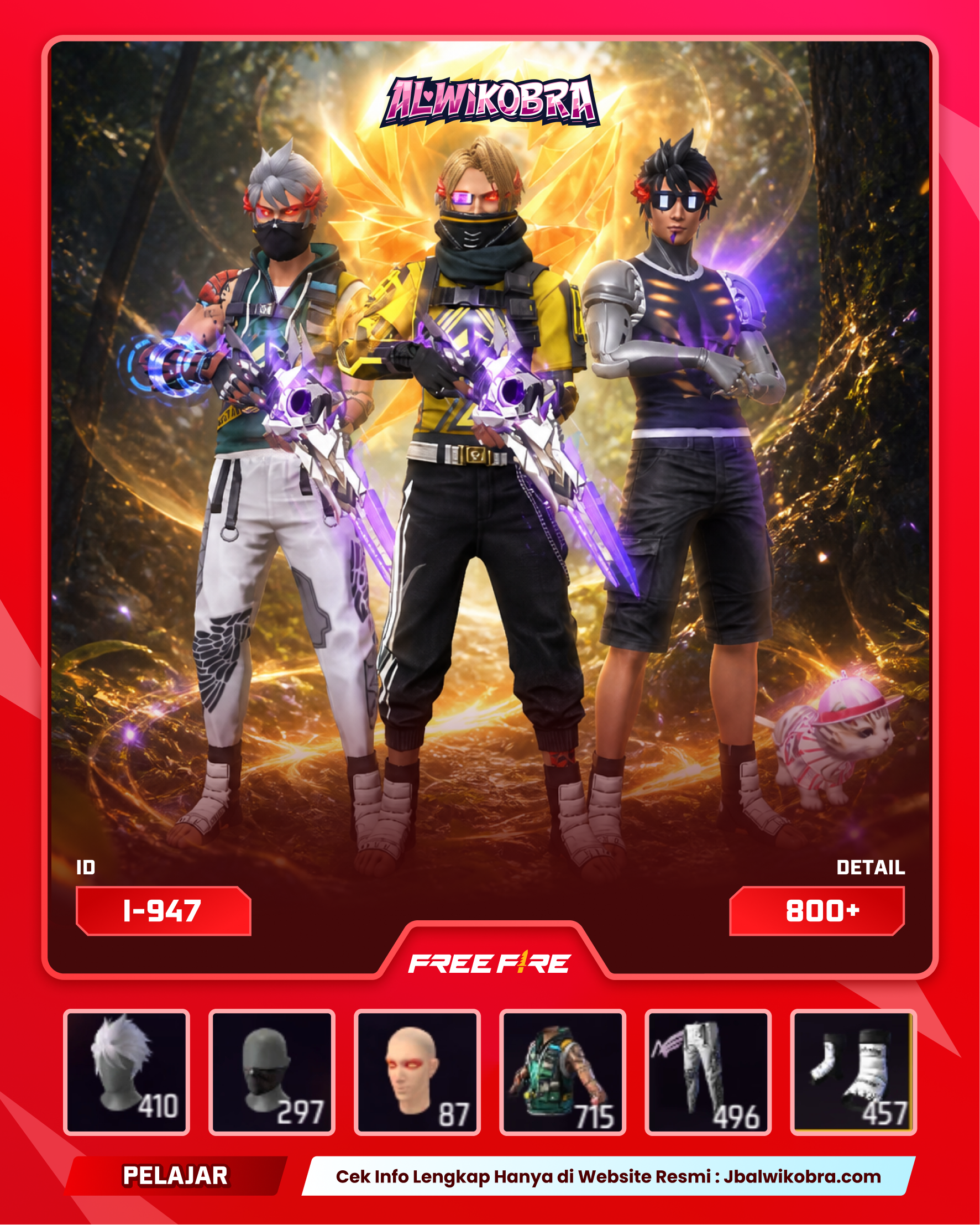 FREE FIRE 947 I — Free Fire — Pelajar