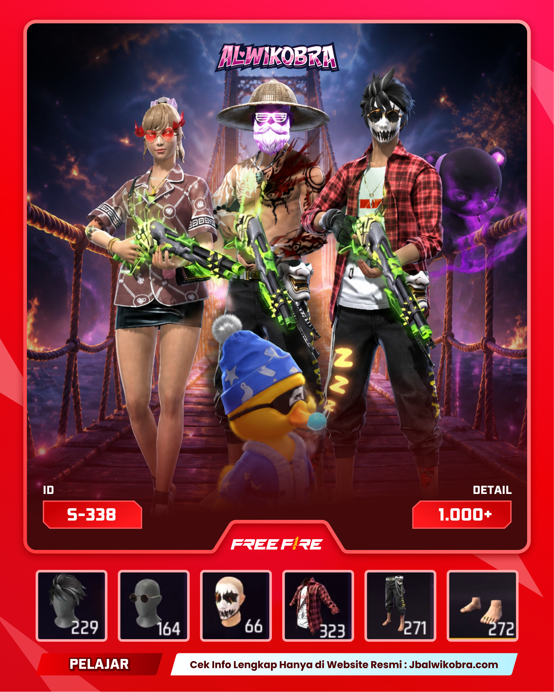 FREE FIRE S338 — Free Fire — Pelajar