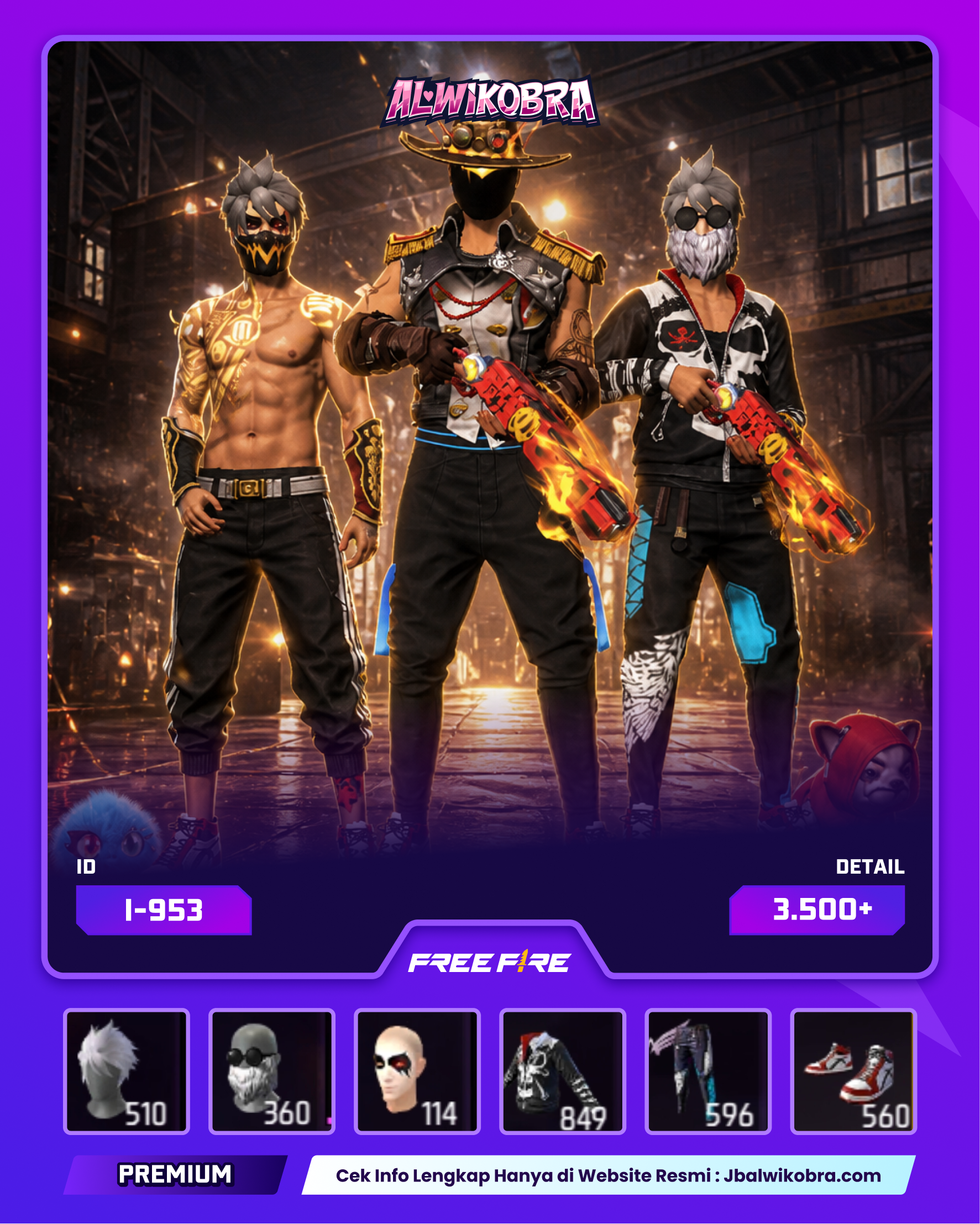 FREE FIRE 953 I — Free Fire — Reguler