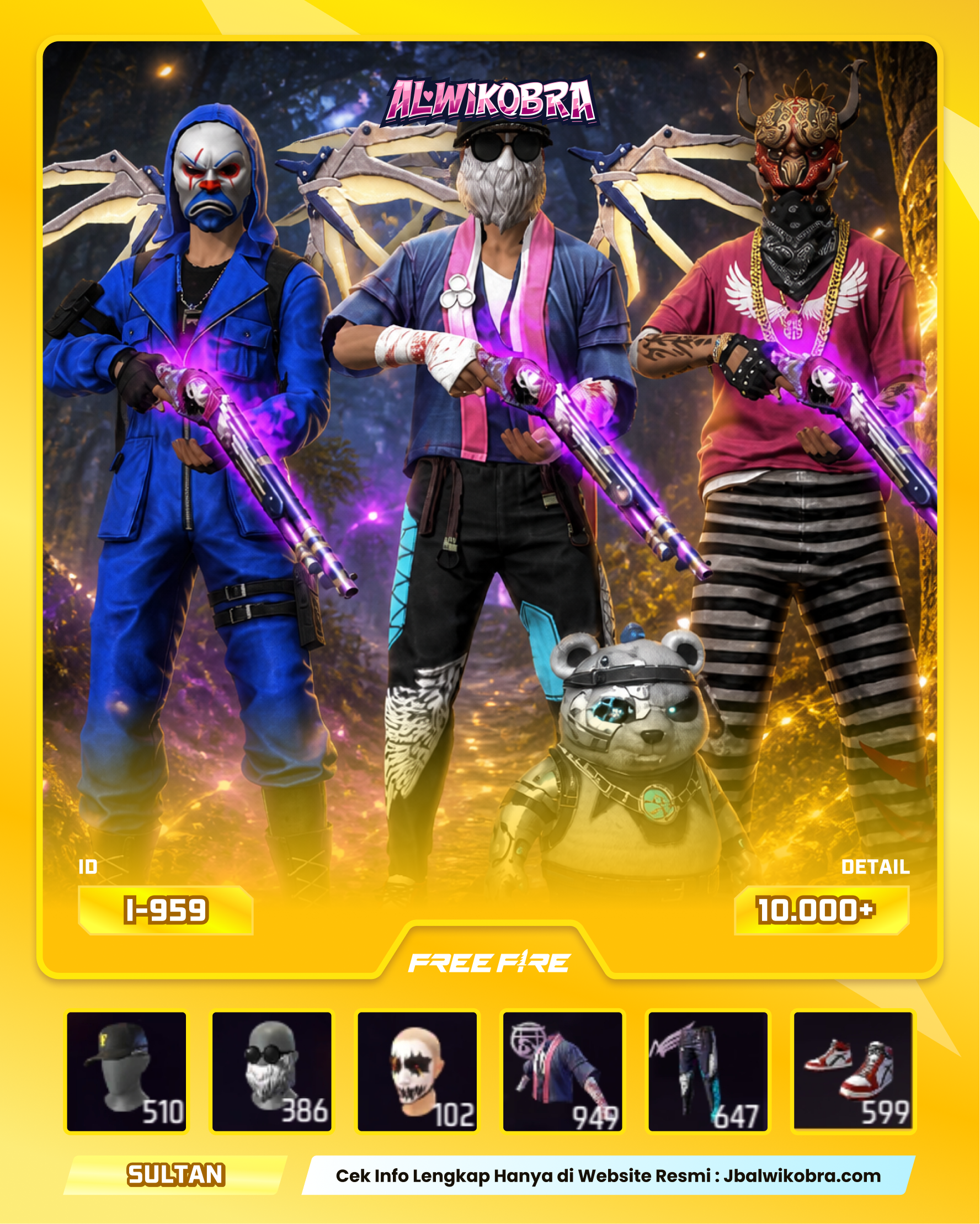 FREE FIRE 959 I — Free Fire — Premium
