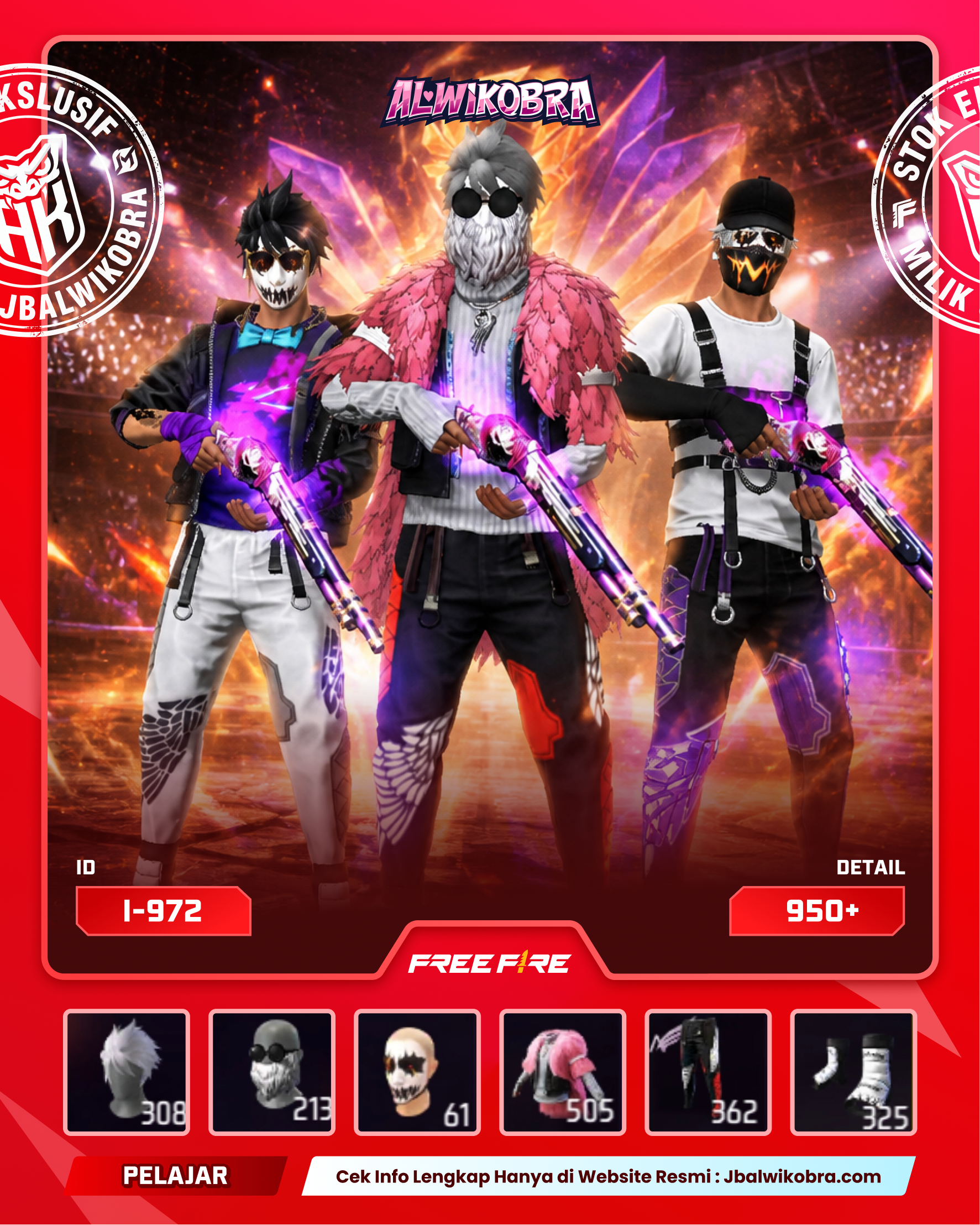 FREE FIRE 972I — Free Fire — Pelajar