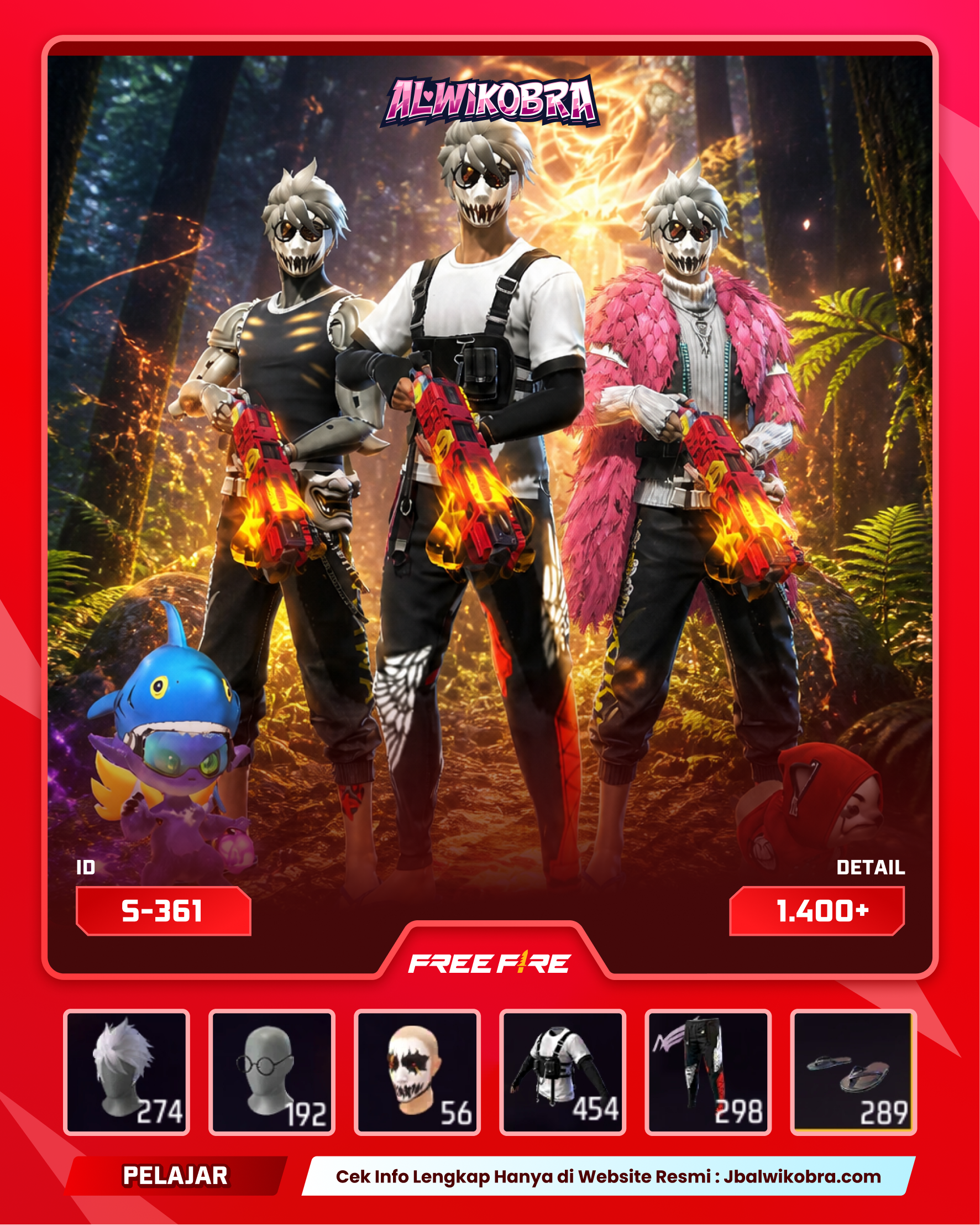 FREE FIRE S361 — Free Fire — Pelajar