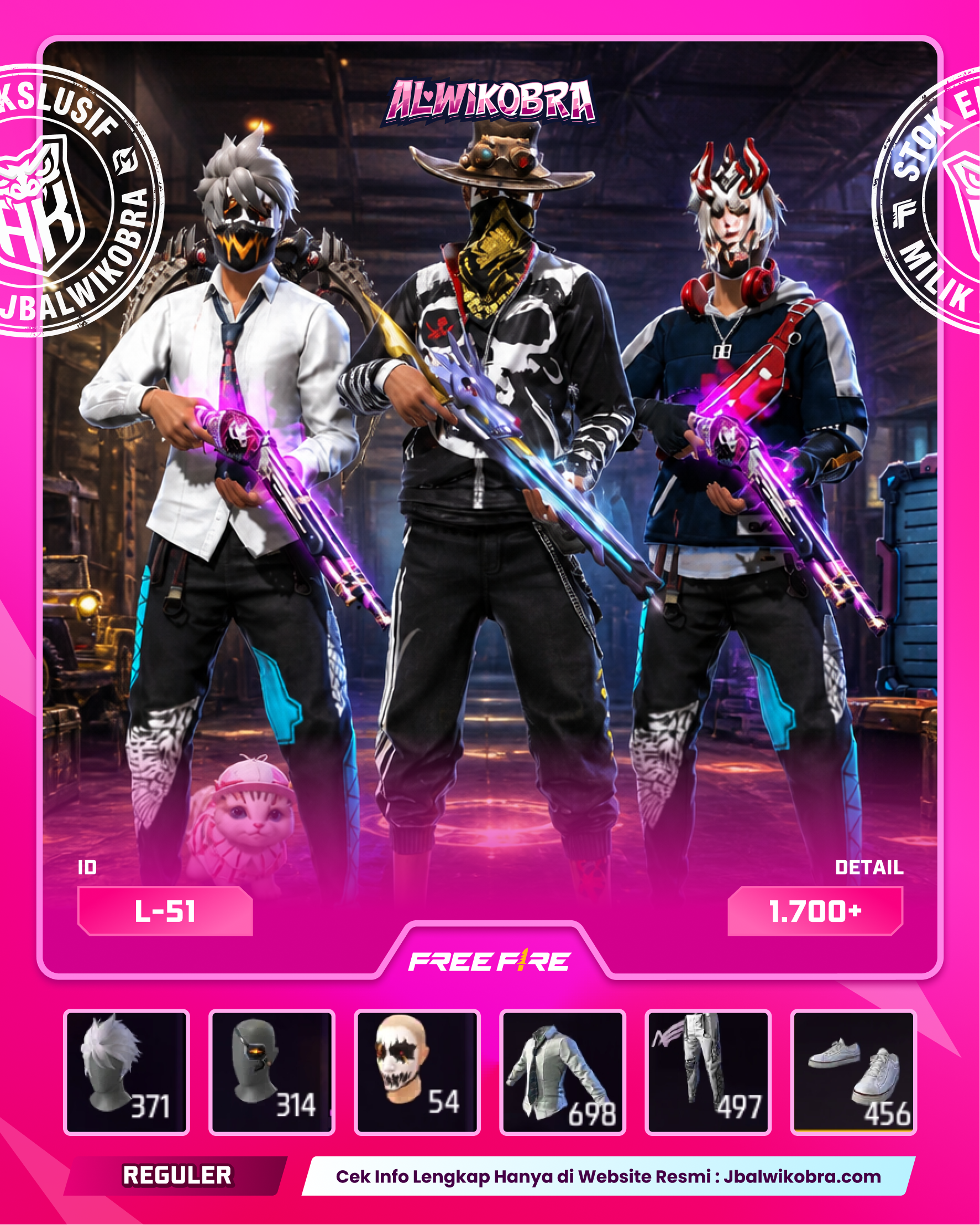 FREE FIRE L51 — Free Fire — Reguler
