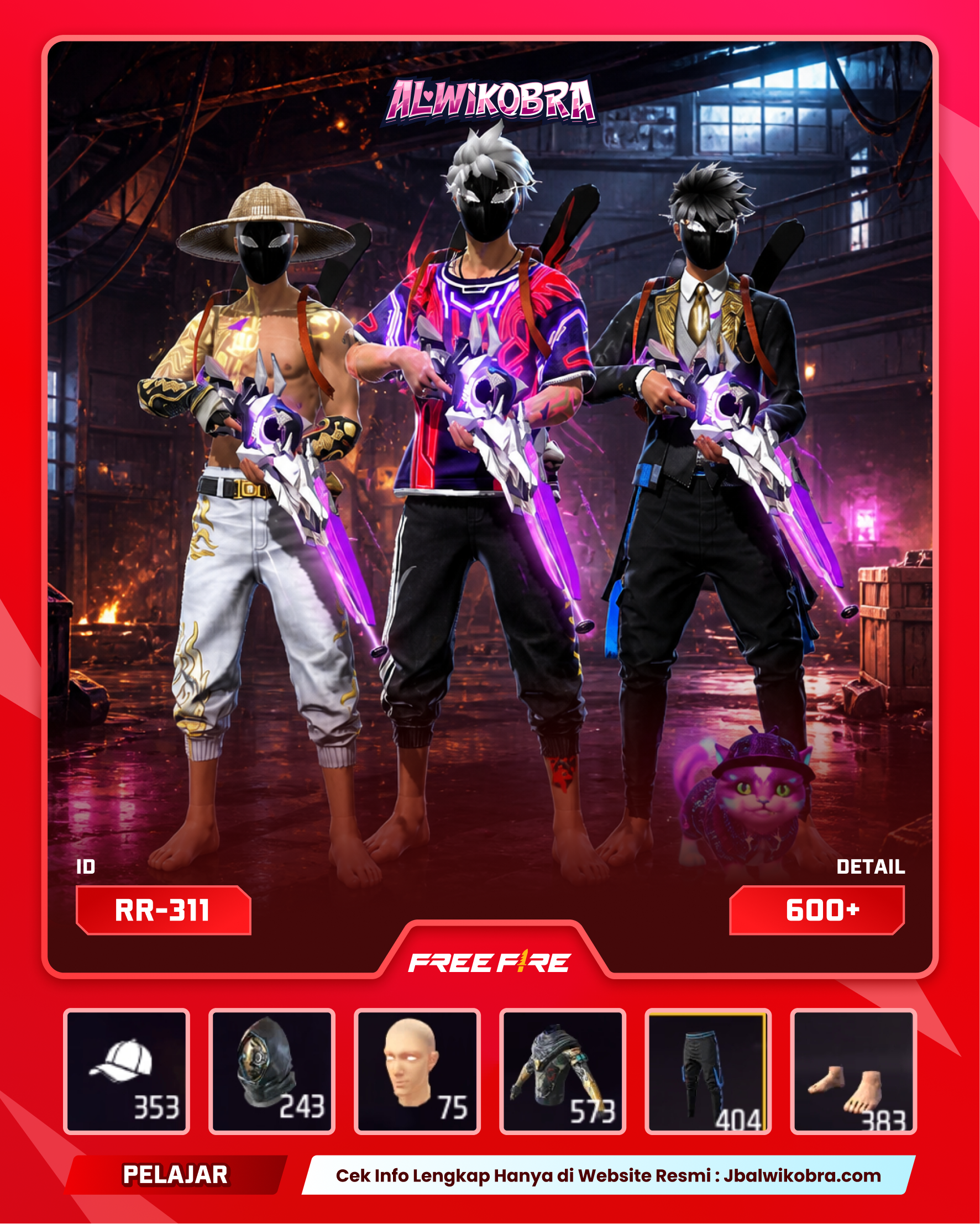 FREE FIRE RR311 — Free Fire — Pelajar