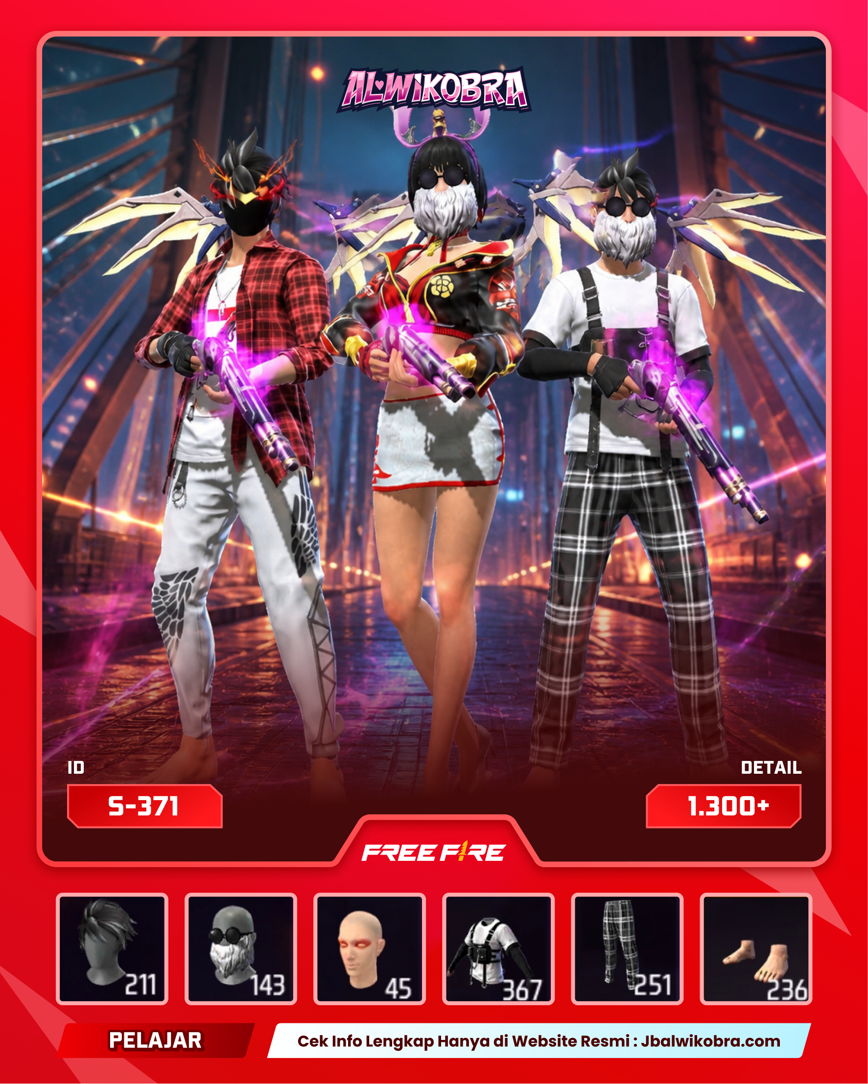 FREE FIRE S371 — Free Fire — Pelajar