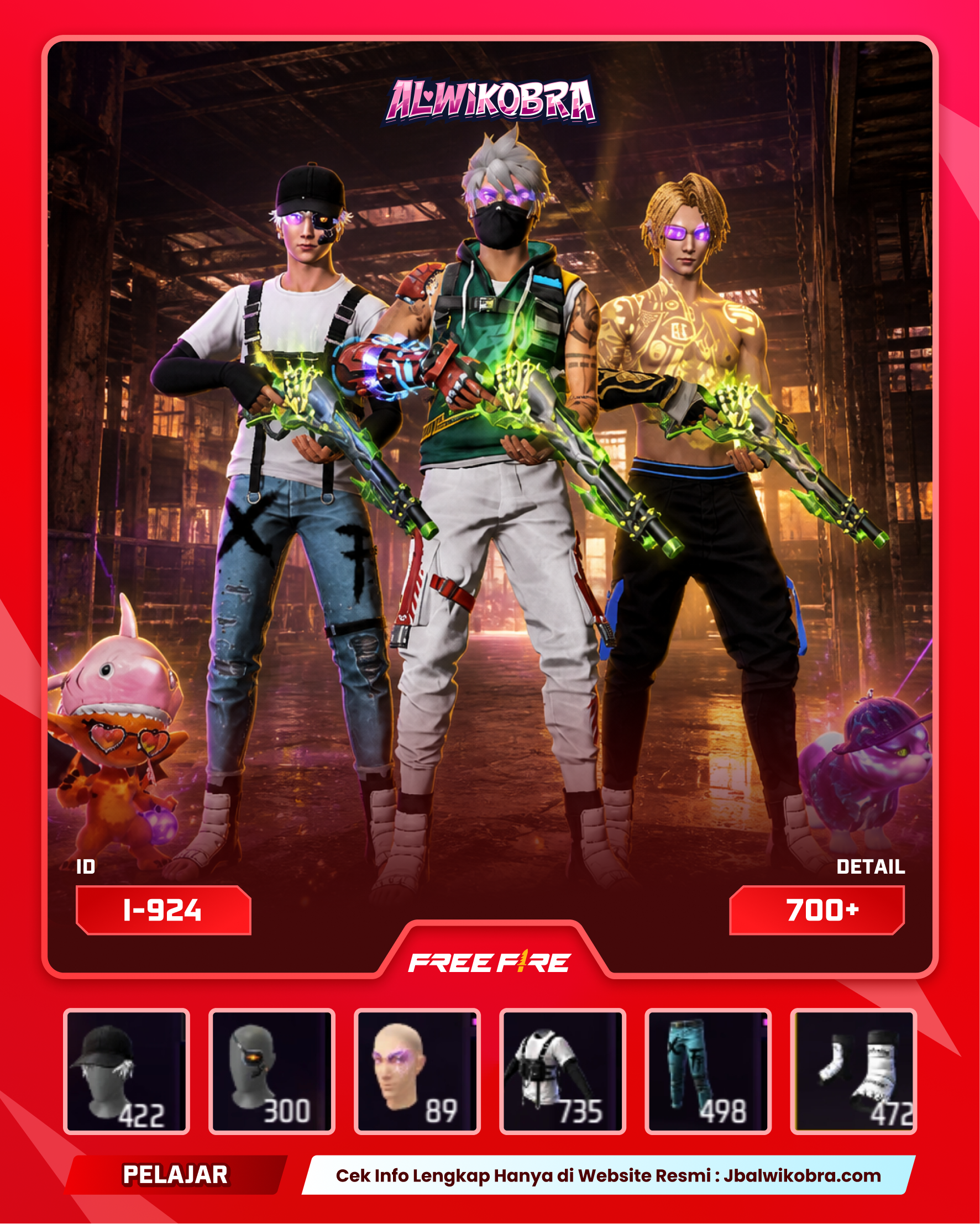 FREE FIRE 924 I — Free Fire — Pelajar