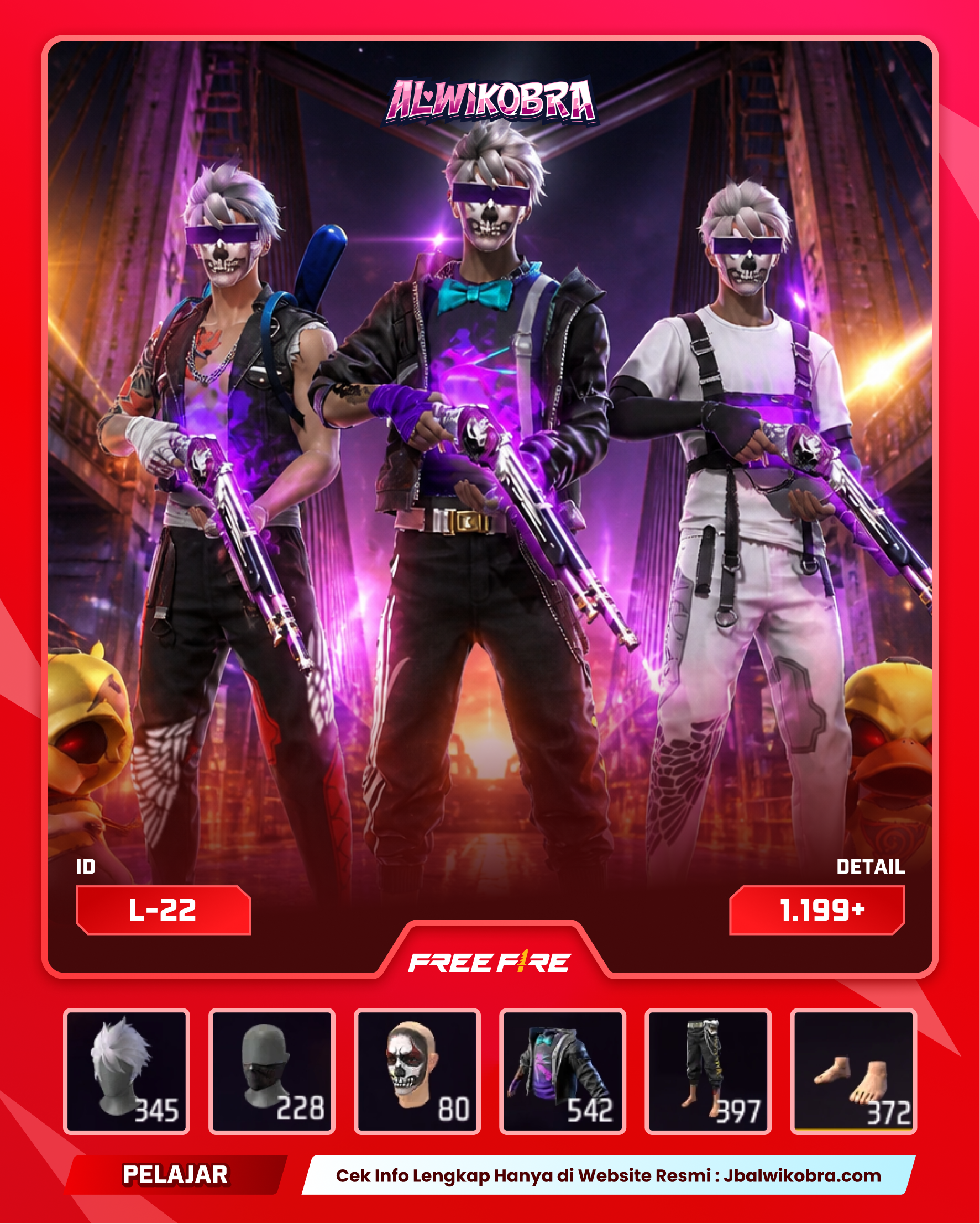 FREE FIRE L22 — Free Fire — Pelajar