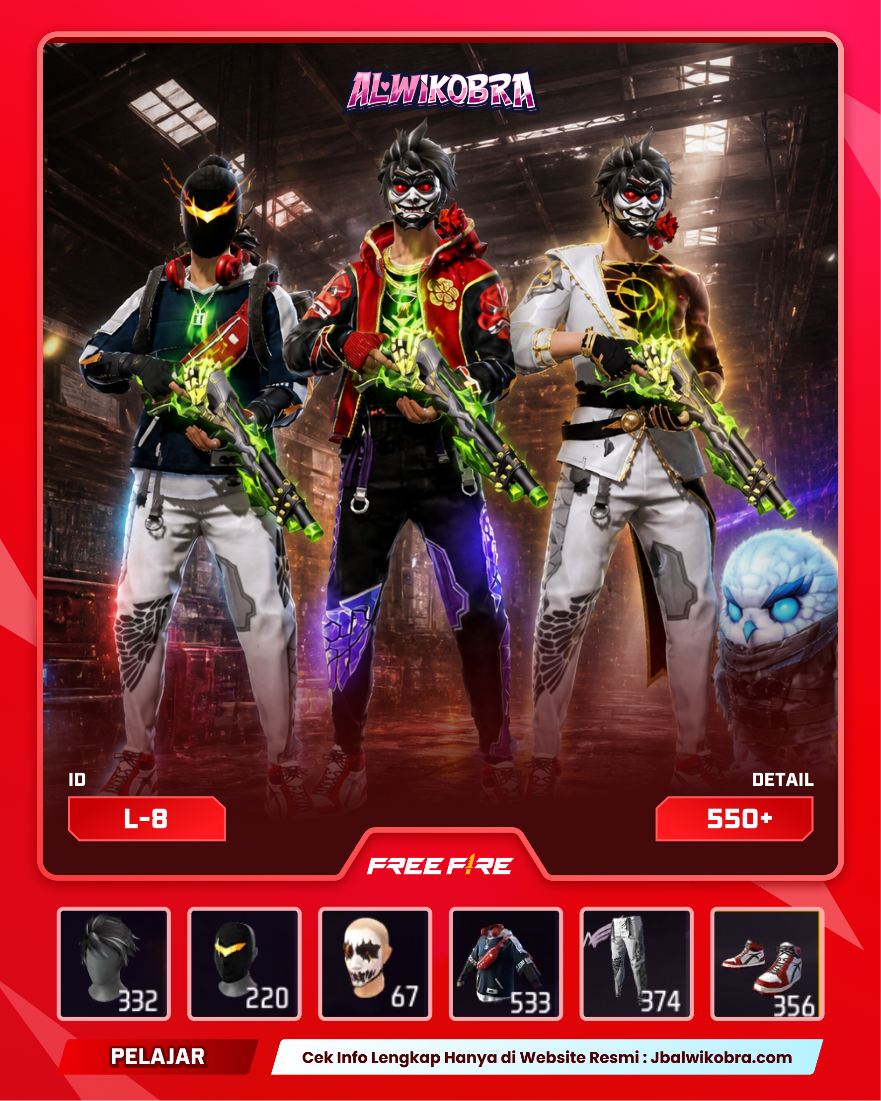 FREE FIRE L8 — Free Fire — Pelajar