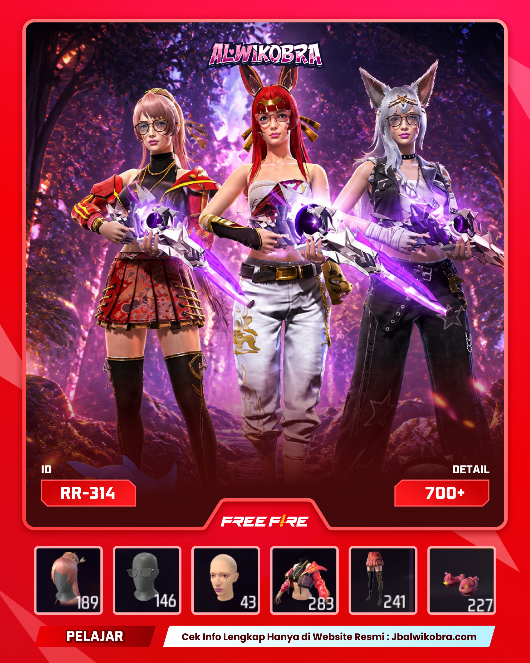 FREE FIRE RR314 — Free Fire — Pelajar
