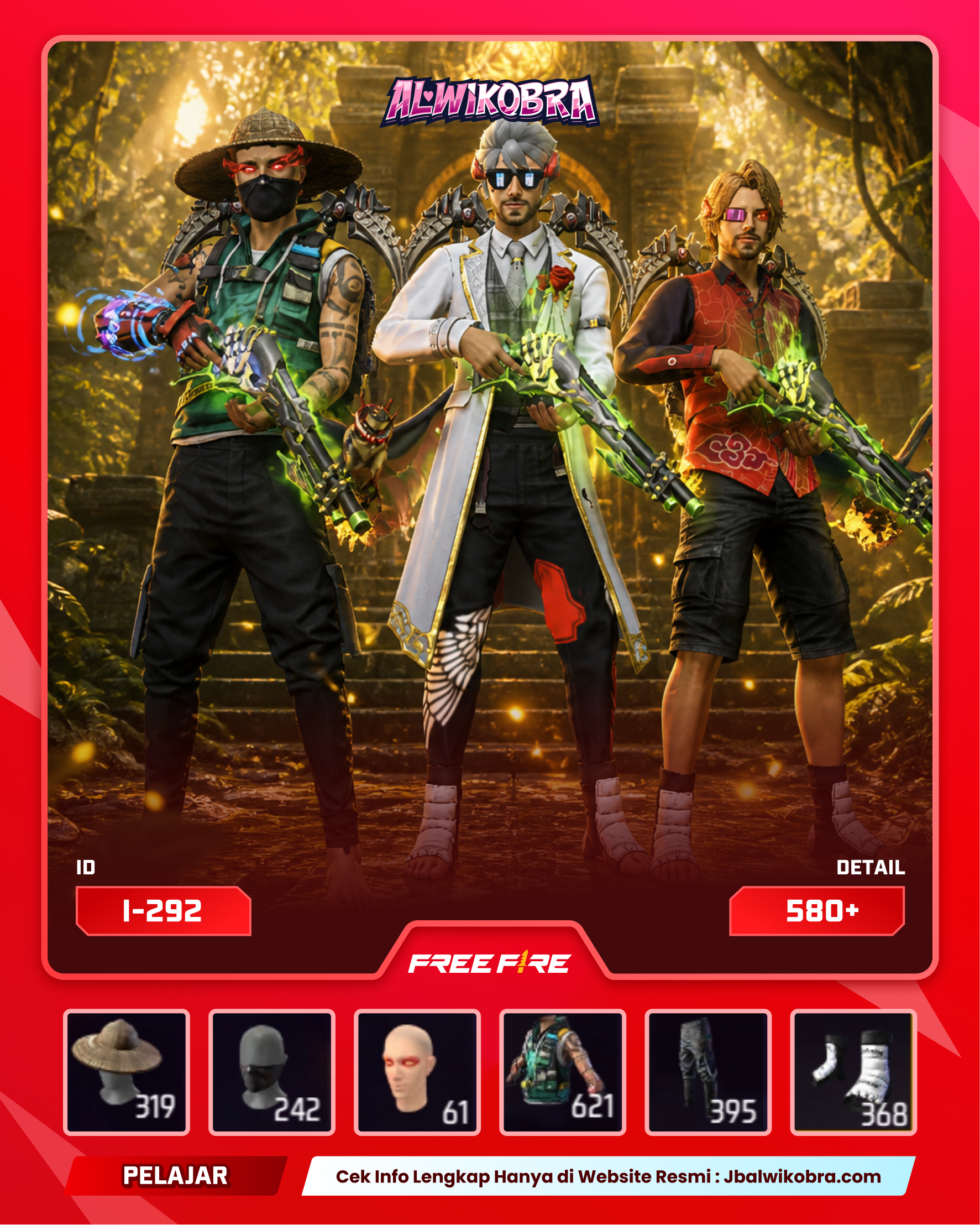FREE FIRE 952 I — Free Fire — Pelajar