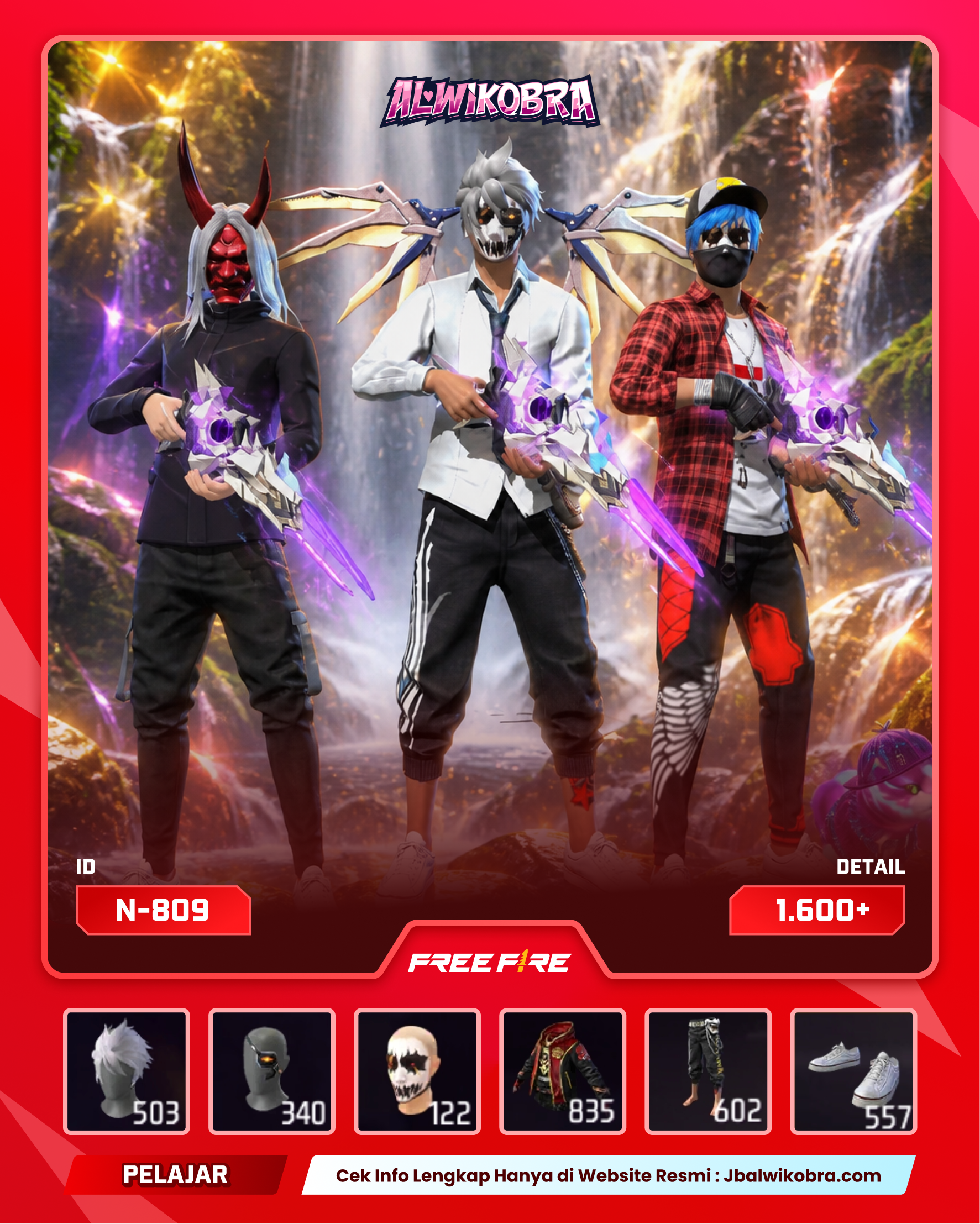 FREE FIRE N809 — Free Fire — Reguler