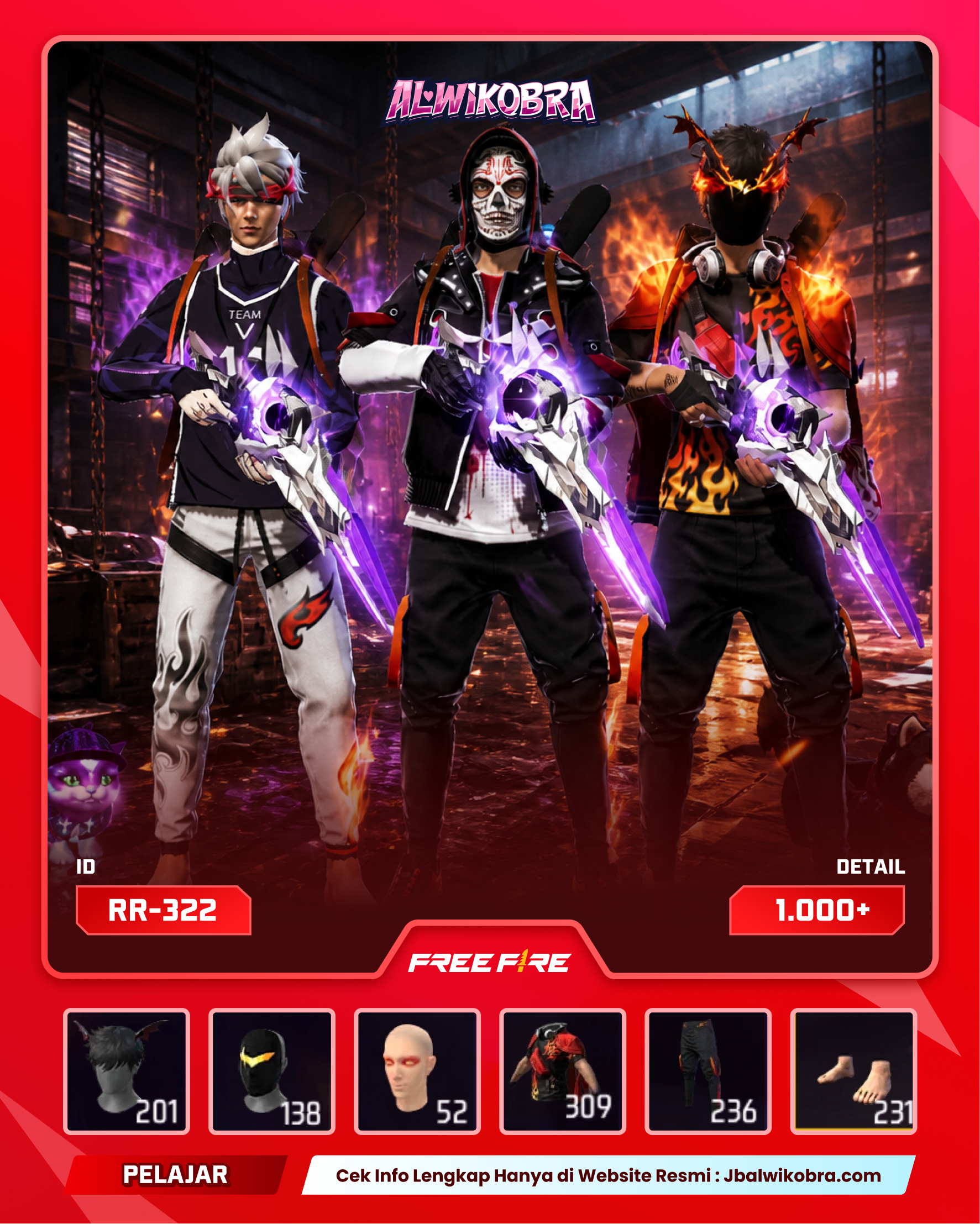 FREE FIRE RR322 — Free Fire — Pelajar
