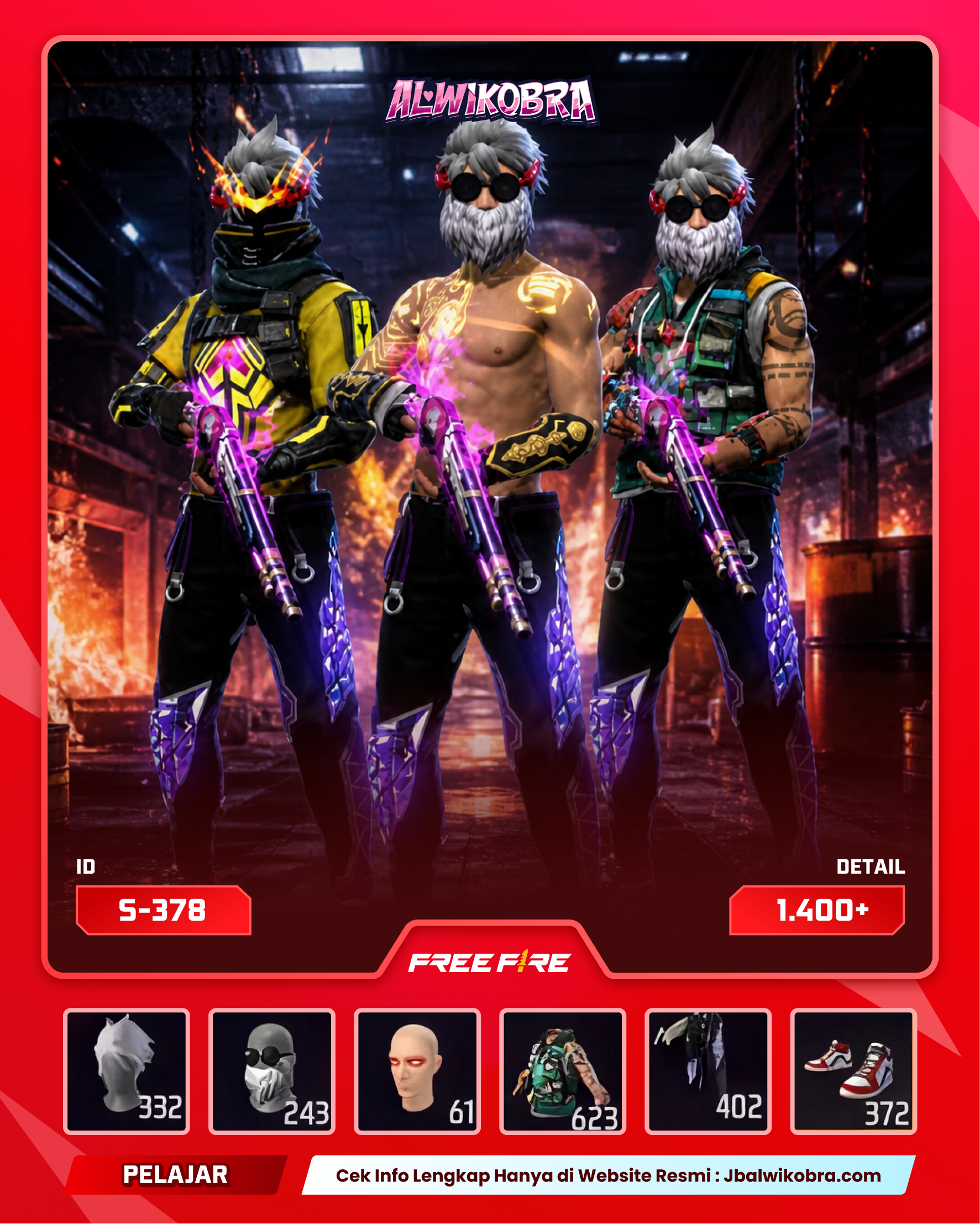 FREE FIRE S378 — Free Fire — Pelajar