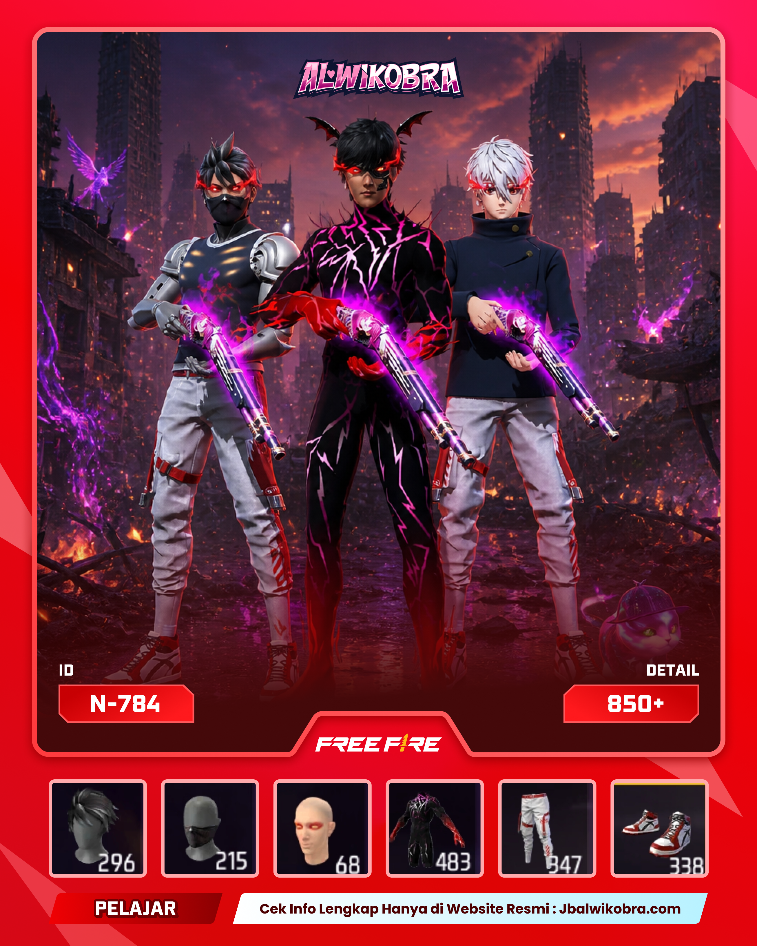 FREE FIRE N784 — Free Fire — Pelajar