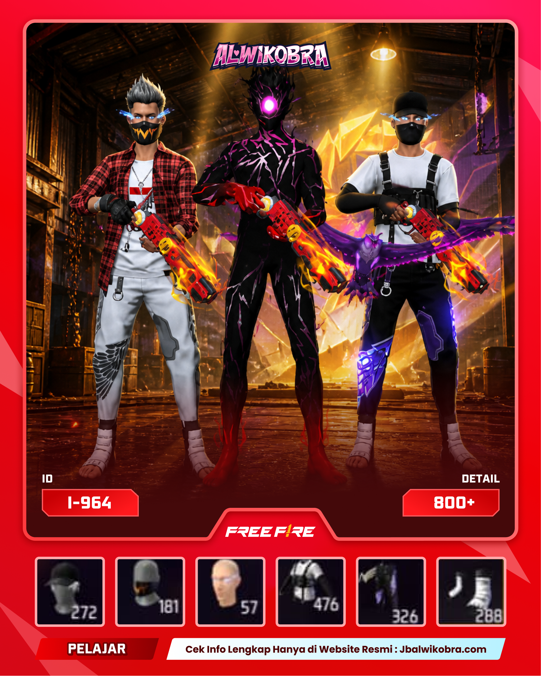 FREE FIRE 964 I — Free Fire — Pelajar