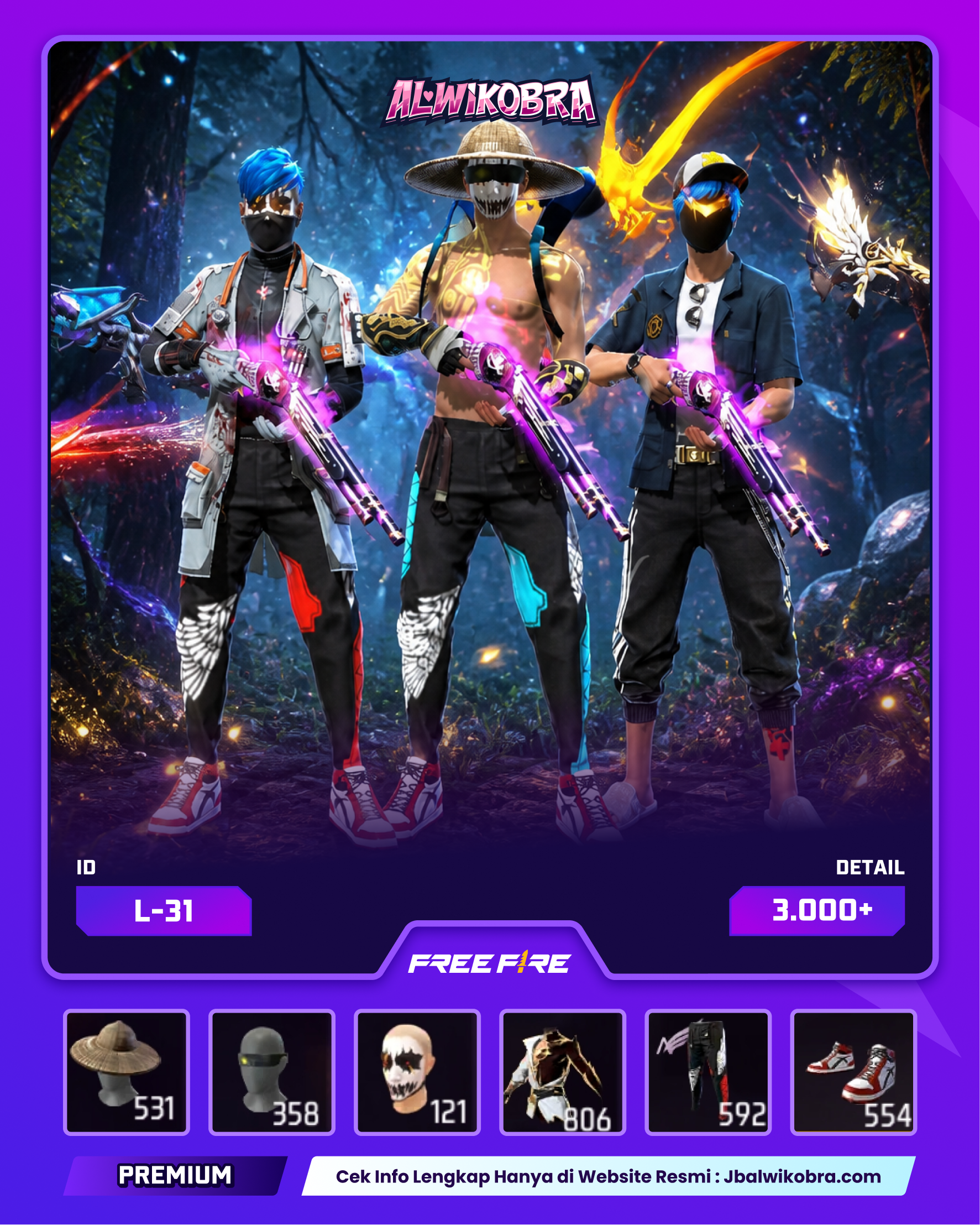 FREE FIRE L31 — Free Fire — Reguler