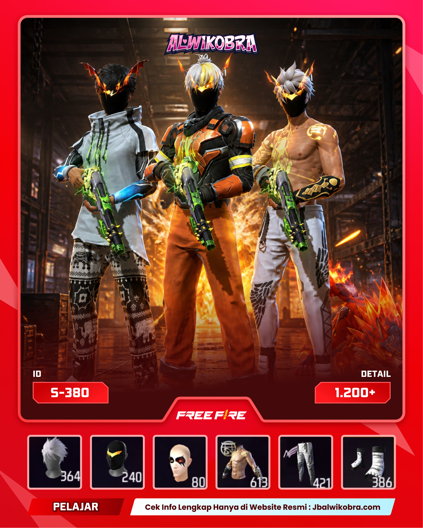 FREE FIRE S380 — Free Fire — Pelajar