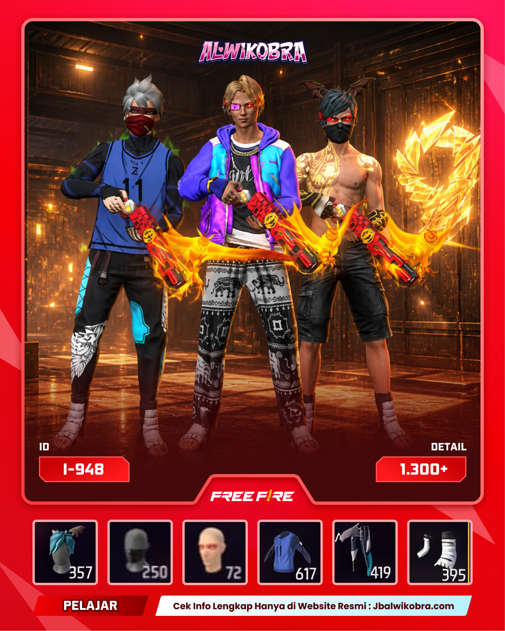FREE FIRE 948 I — Free Fire — Pelajar