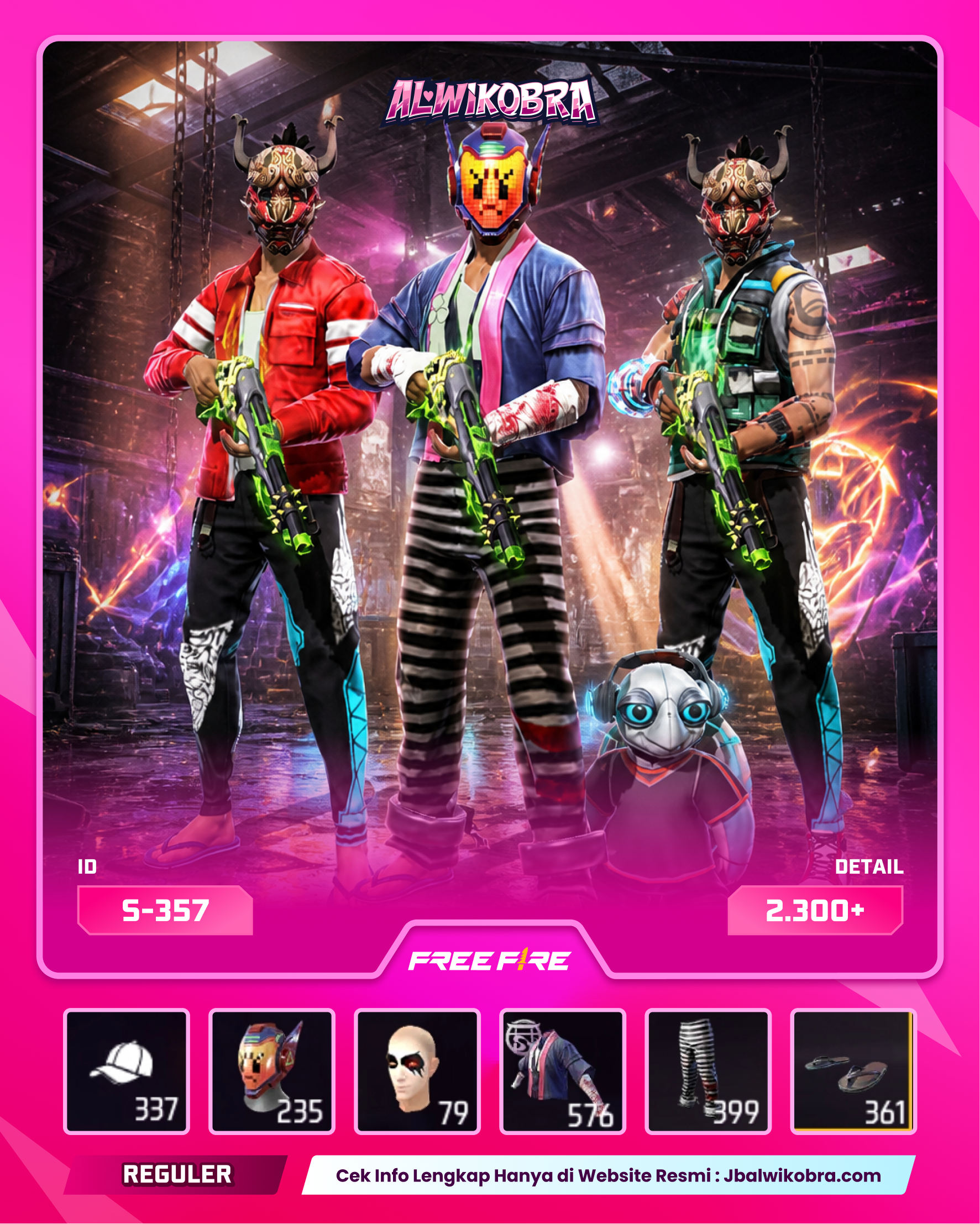 FREE FIRE S357 — Free Fire — Reguler
