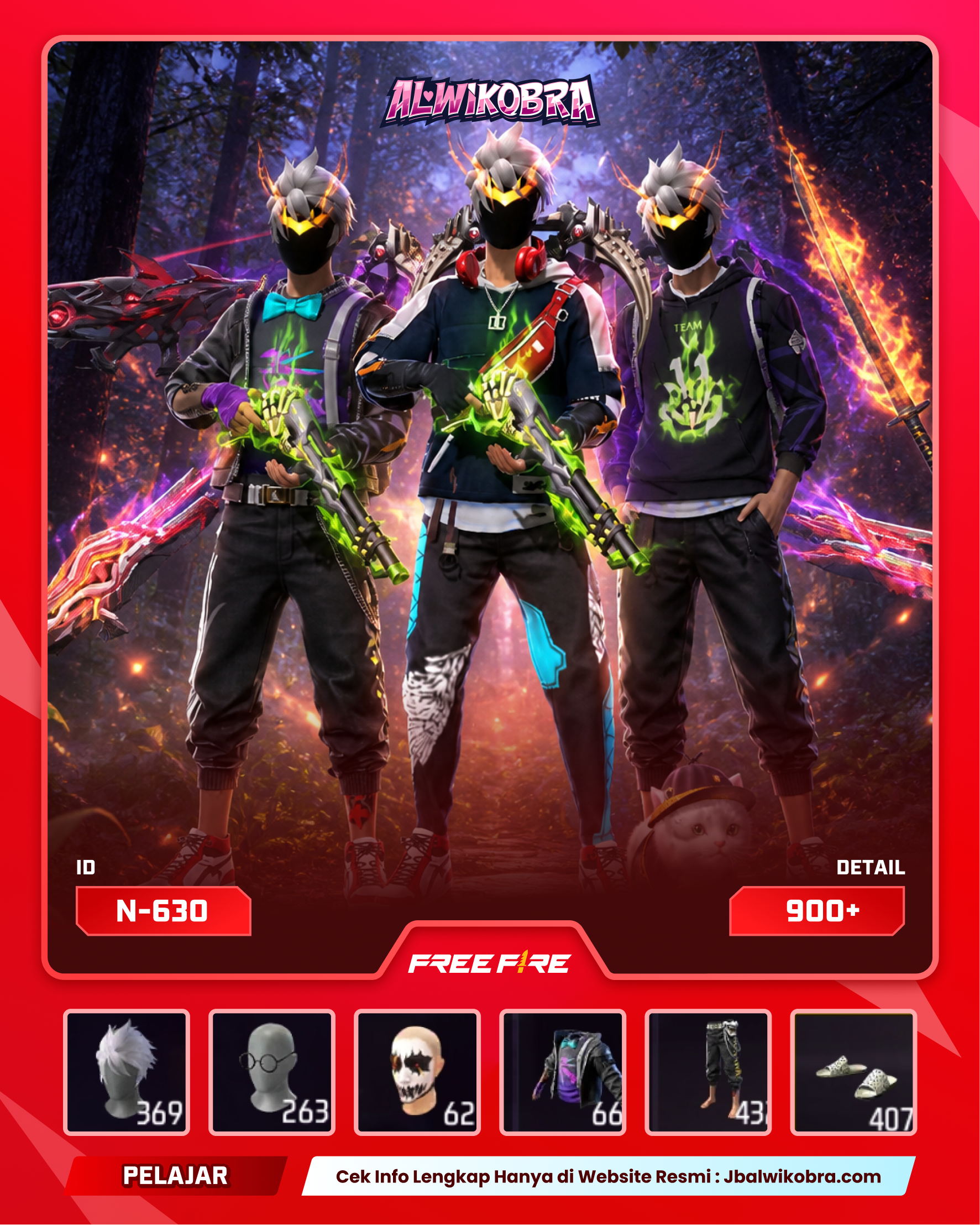FREE FIRE L10 — Free Fire — Pelajar