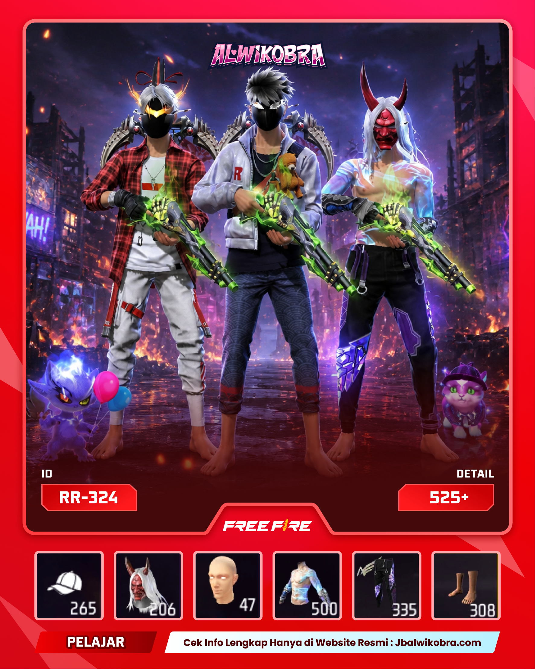 FREE FIRE RR324 — Free Fire — Pelajar