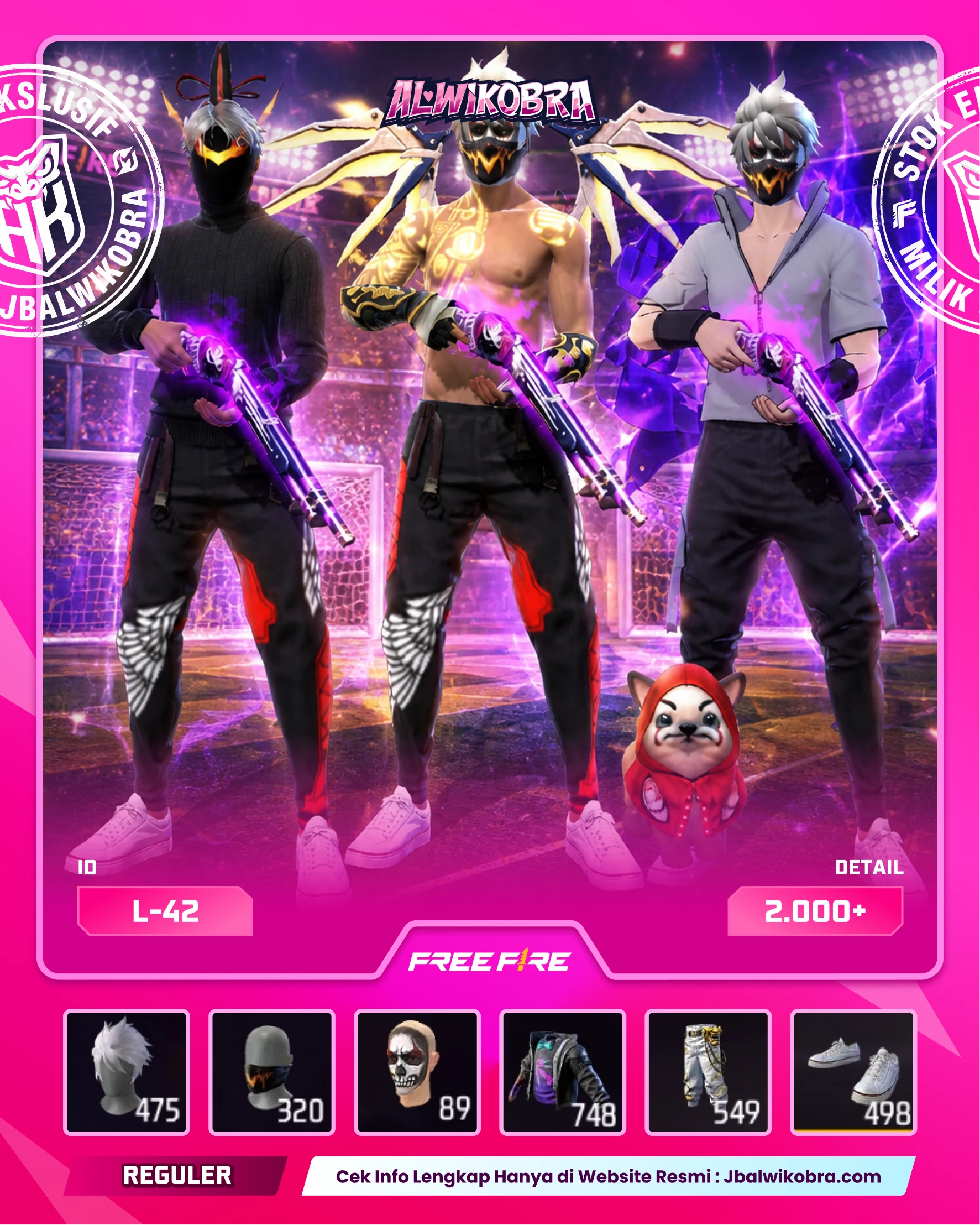 FREE FIRE L42 — Free Fire — Reguler