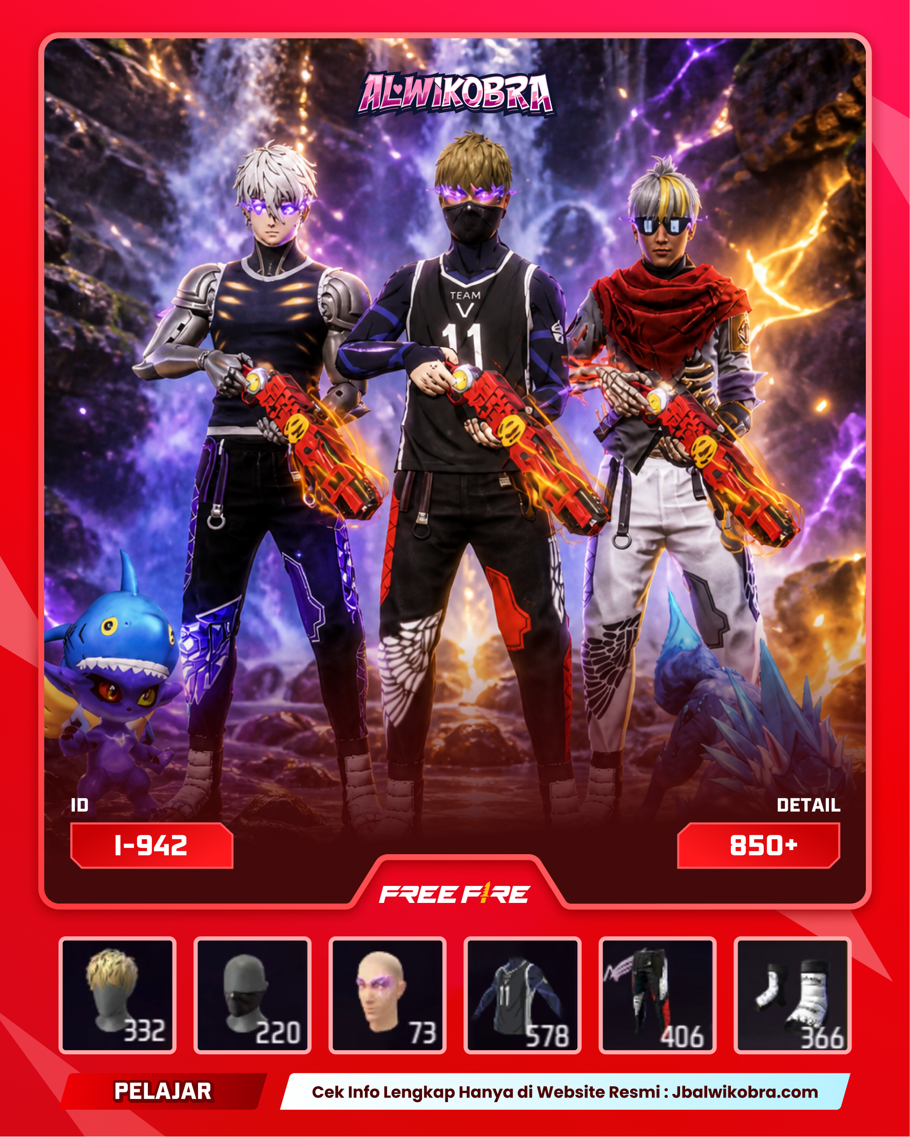 FREE FIRE 942 I — Free Fire — Pelajar