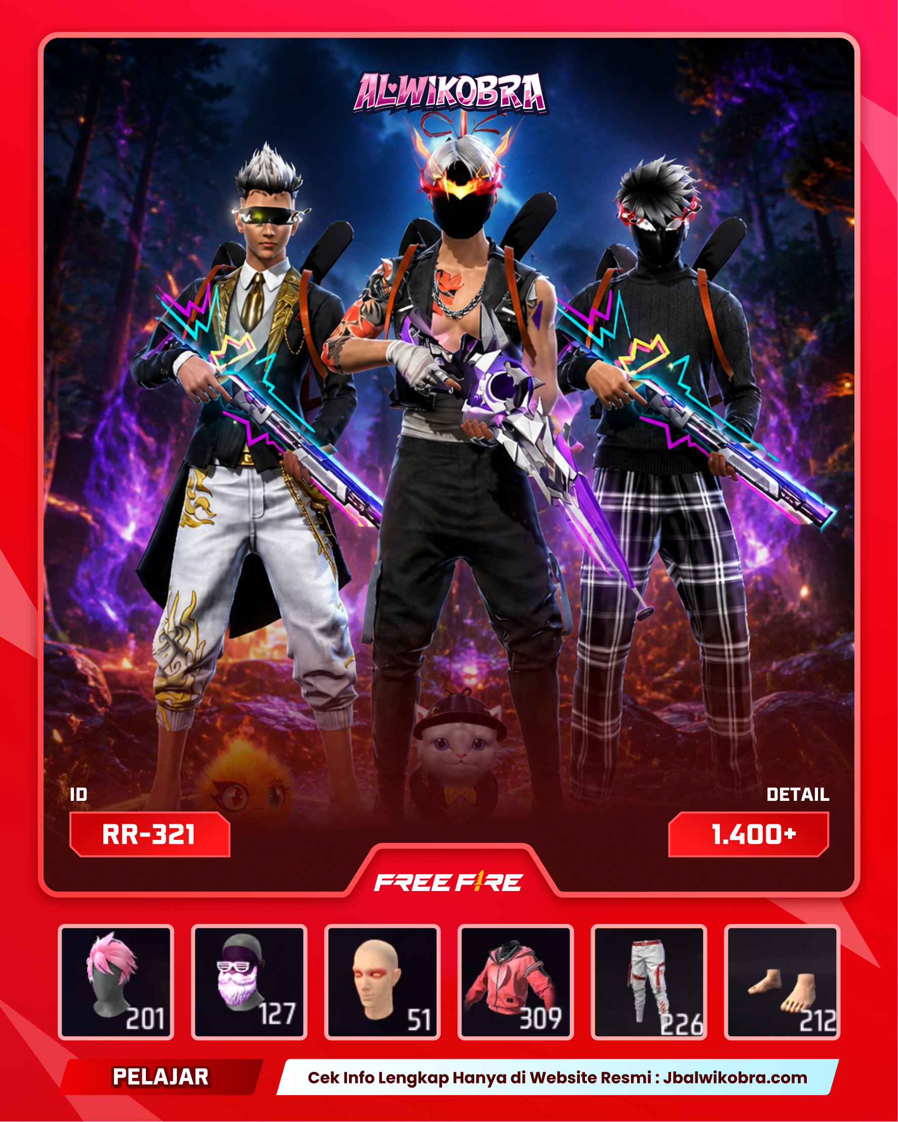 FREE FIRE RR321 — Free Fire — Pelajar