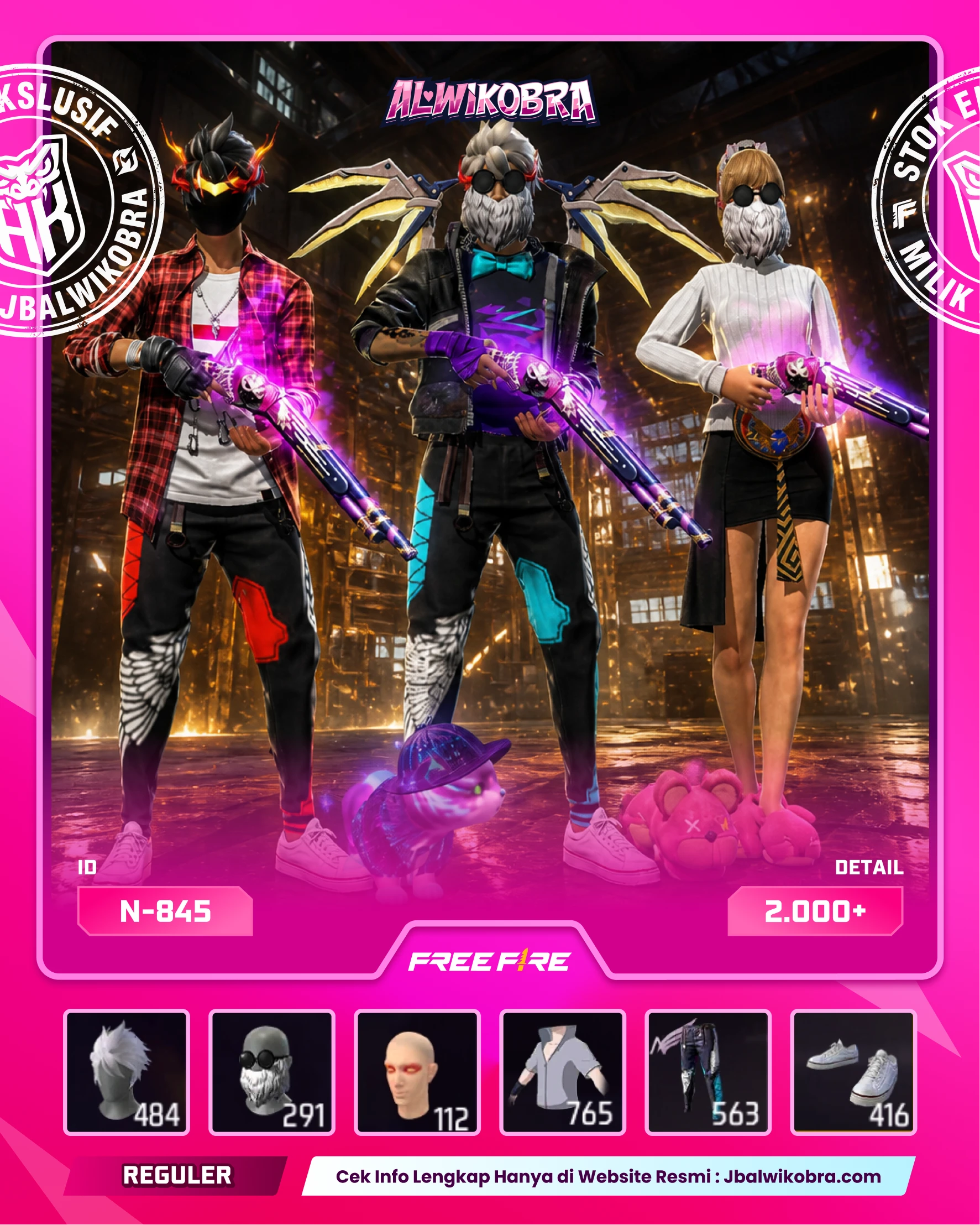 FREE FIRE N845 — Free Fire — Reguler